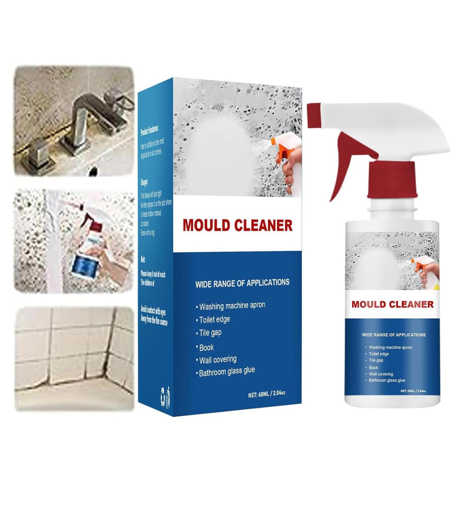 Mould Cleaner Mildew Cleaner Foam Mould Remover Spray Mould and Mildew Remover Foam Powerful Multi-Purpose Foam Cleaner Household Mould Remover Foam Spray for Kitchen and Bathroom (1PC) - Buy Online on GoSupps.com