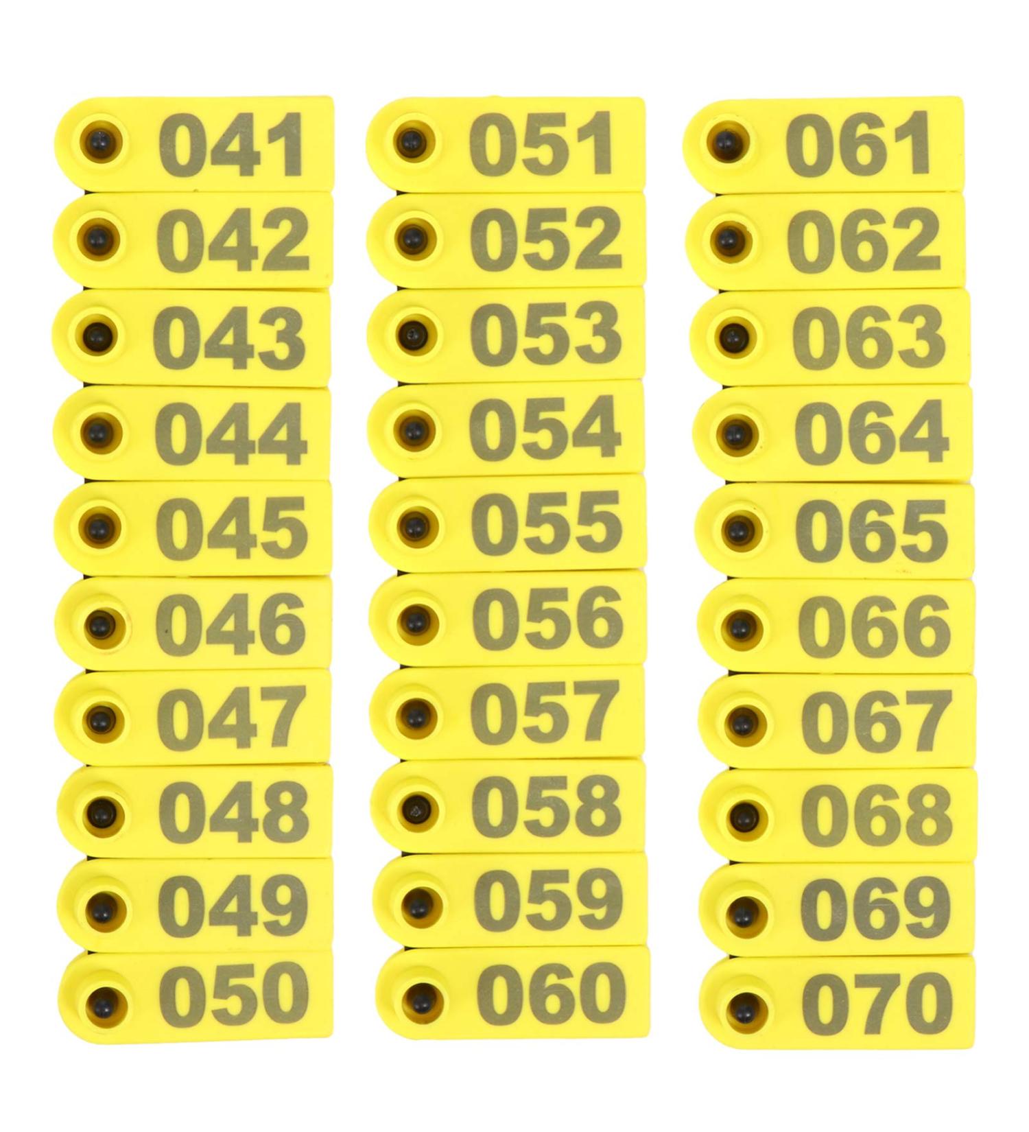 Balacoo 100pcs Sheep & Cattle Ear Tags - Durable Animal Identification & Livestock Number Tags - Buy Online on GoSupps.com