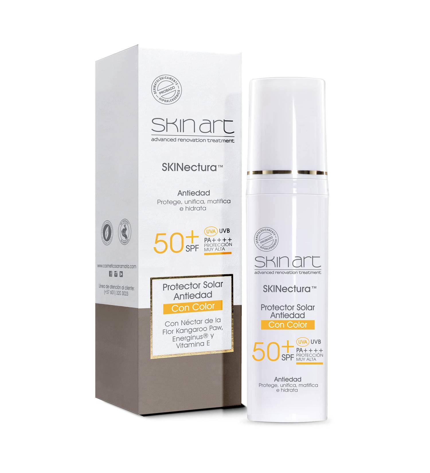 Ana Maria Cosmeticos Colombia Skin Art Protector Solar SPF 50 - UVA + UVB Protection - Buy Online on GoSupps.com