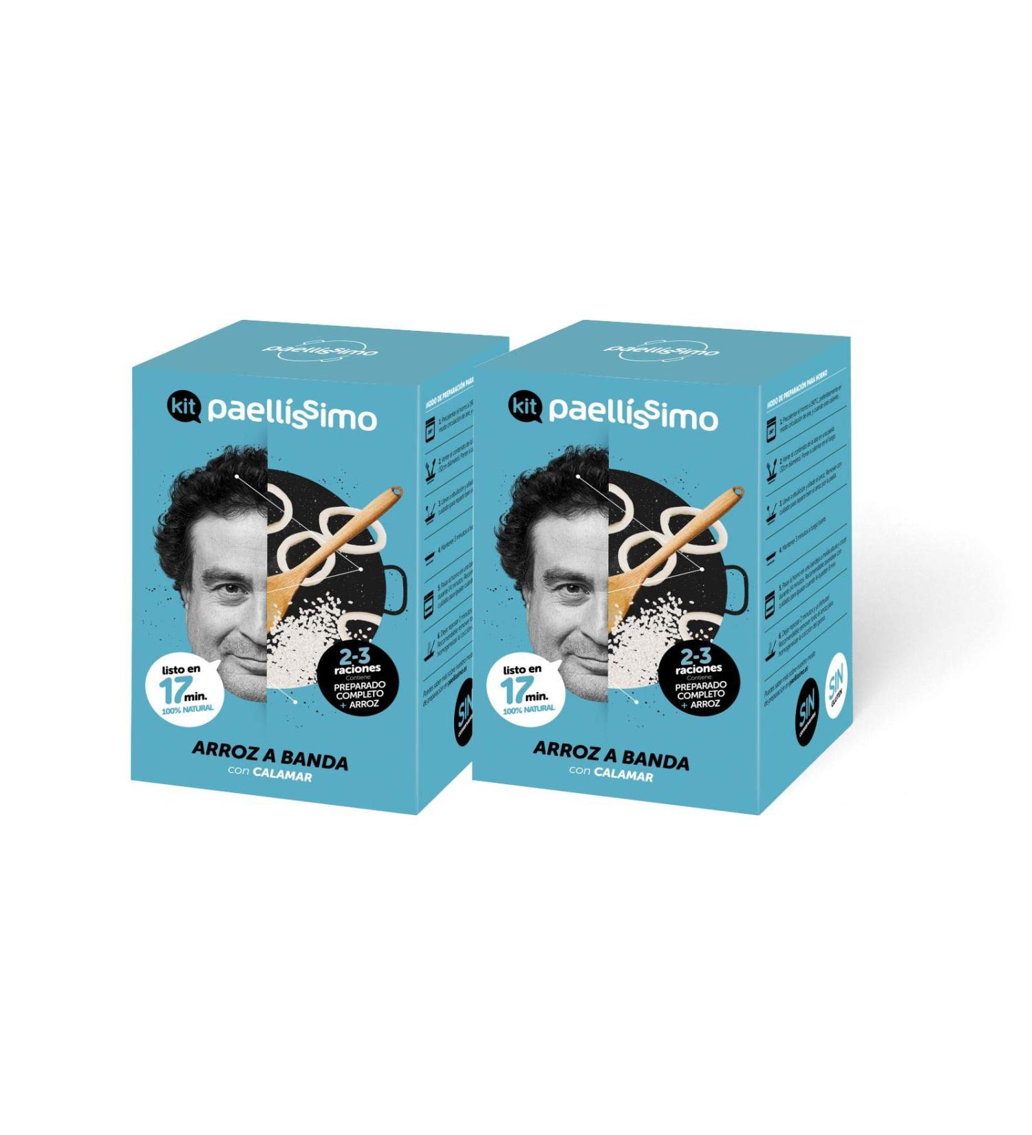  Paellissimo Paellissimo Ready-to-use dish for "Arroz a Banda" a traditional fish paella mix with paella rice paella spice and fish stock | Prepared rice dishes from a Michelin-starred chef | 2 - Buy Online on GoSupps.com