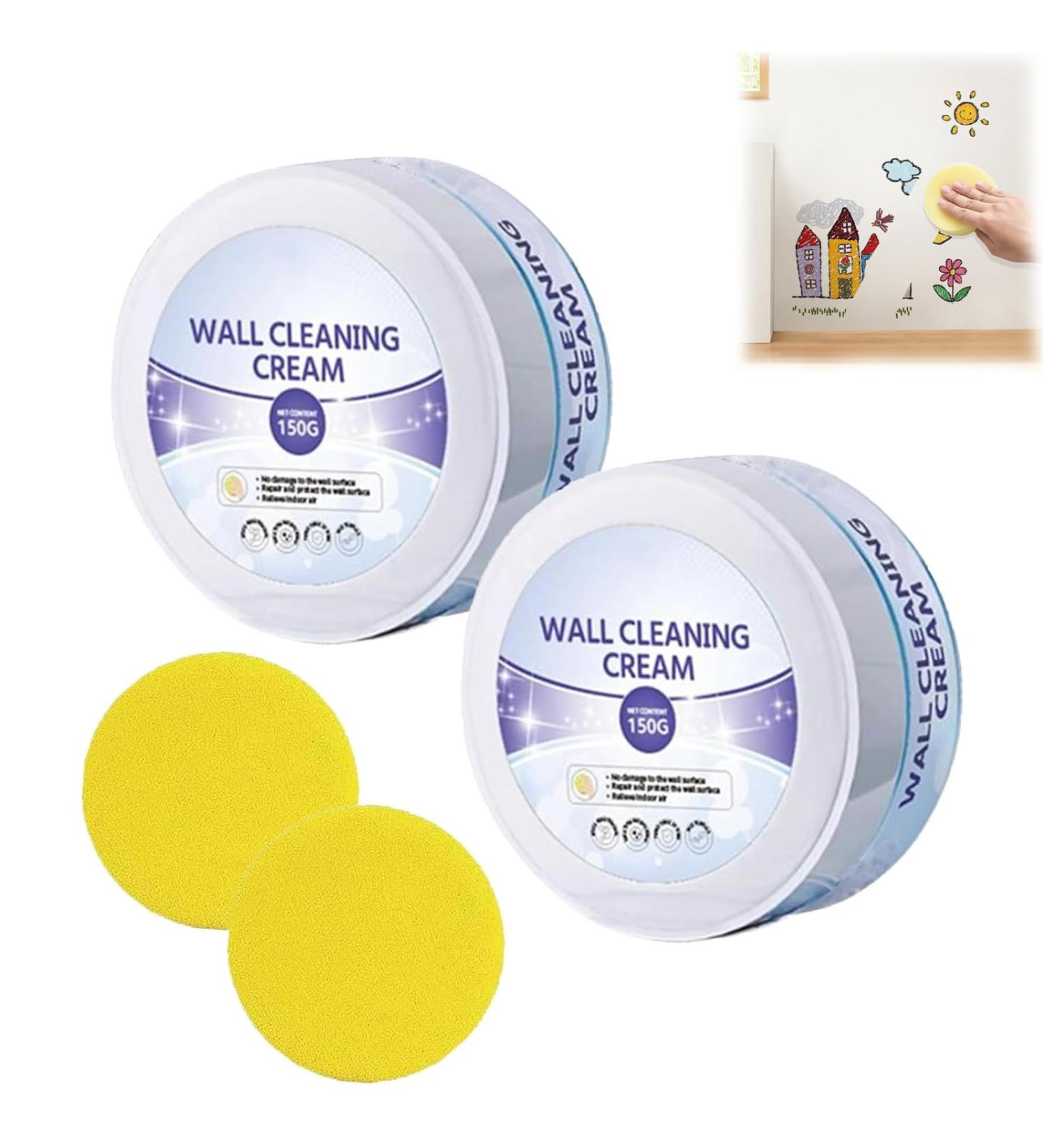 Multi-Purpose Wall Cleaning & Conditioning Cream Powerful Wall Cleaning Cream Hard Surface Cleaning Paste Wall and Baseboard Cleaner Multipurpose Cleaning Cream for Walls Ceiling (2 Pcs) - Buy Online on GoSupps.com