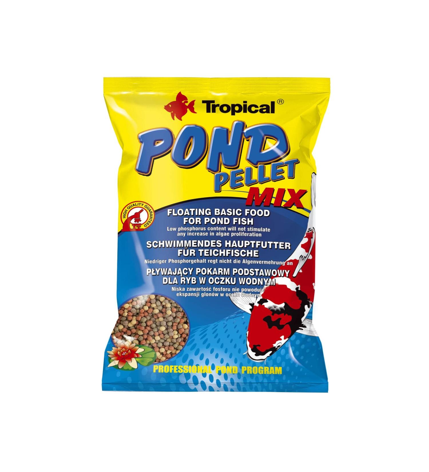 Tropical Pond Pellet Mix 1 pack (1 x 1 l) Seafood 130 g (1 pack)