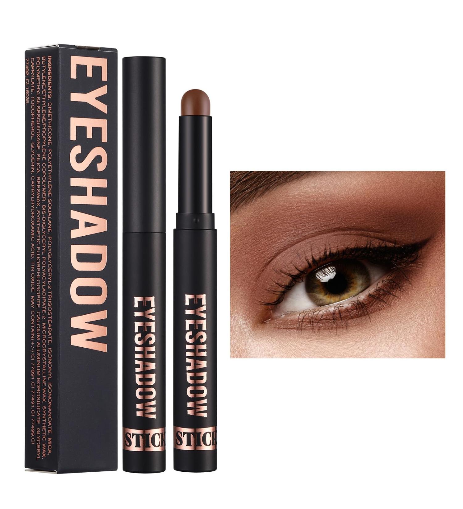 MCAORI Eyeshadow Stick Soft Matte Shimmering Eye Shadow Pencil Crayon Highlighting Pigmented Eyeshadow Pencil Waterproof - Buy Online on GoSupps.com