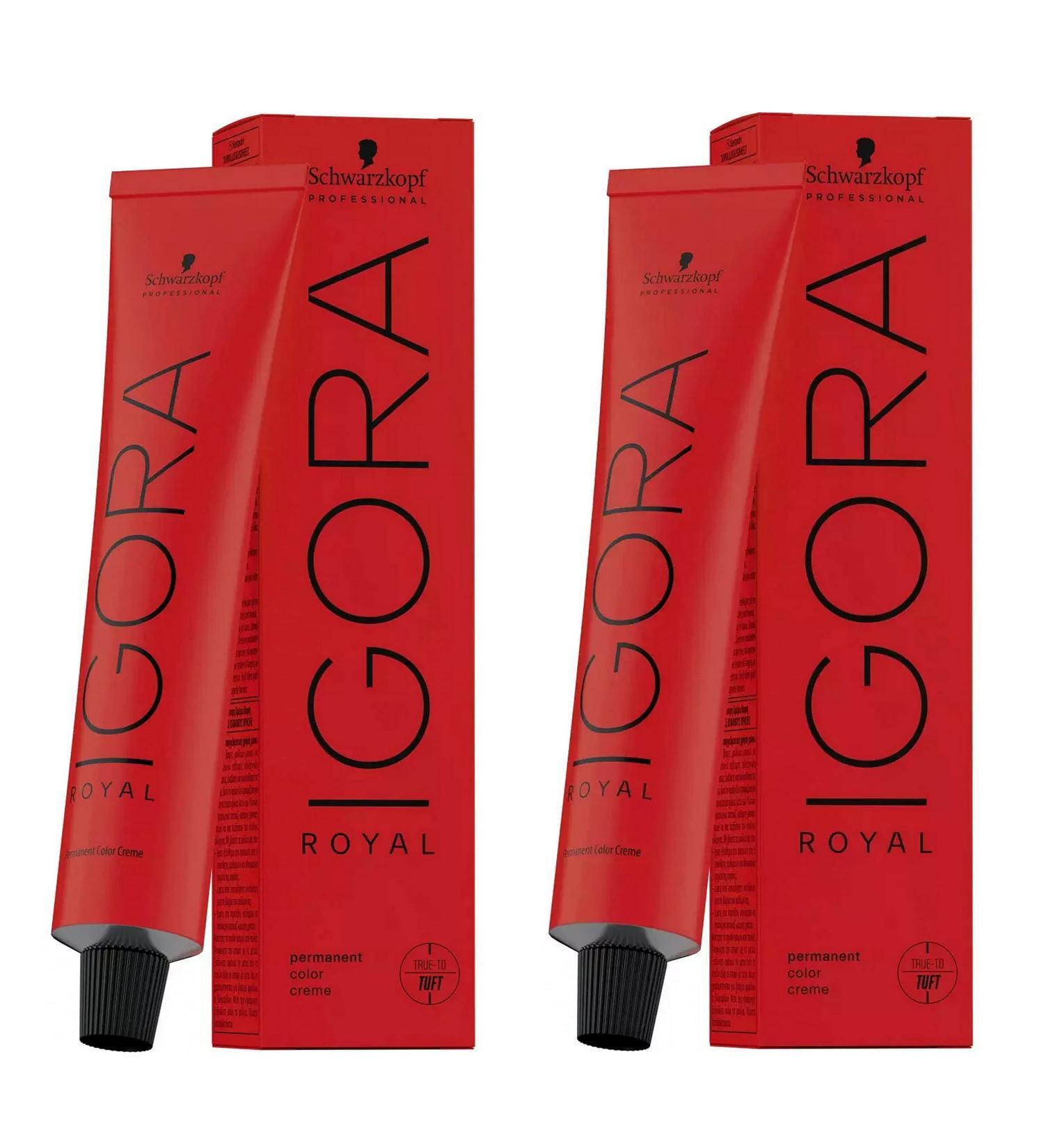 Schwarzkopf IGORA Royal 9-55 Extra Light Blonde Gold Extra 60ml 2-pack (2x60ml)