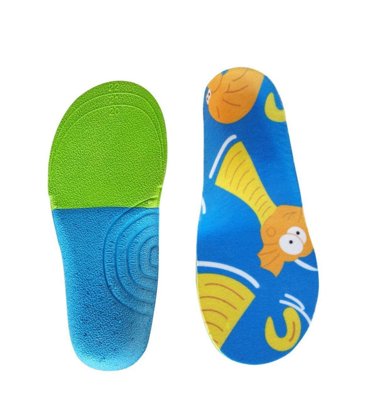 Bowhol Orthopedic Sports Insoles for Kids | Flat Foot & Leg Correction | Size S (16.3cm / 23-25 EU) - Buy Online on GoSupps.com