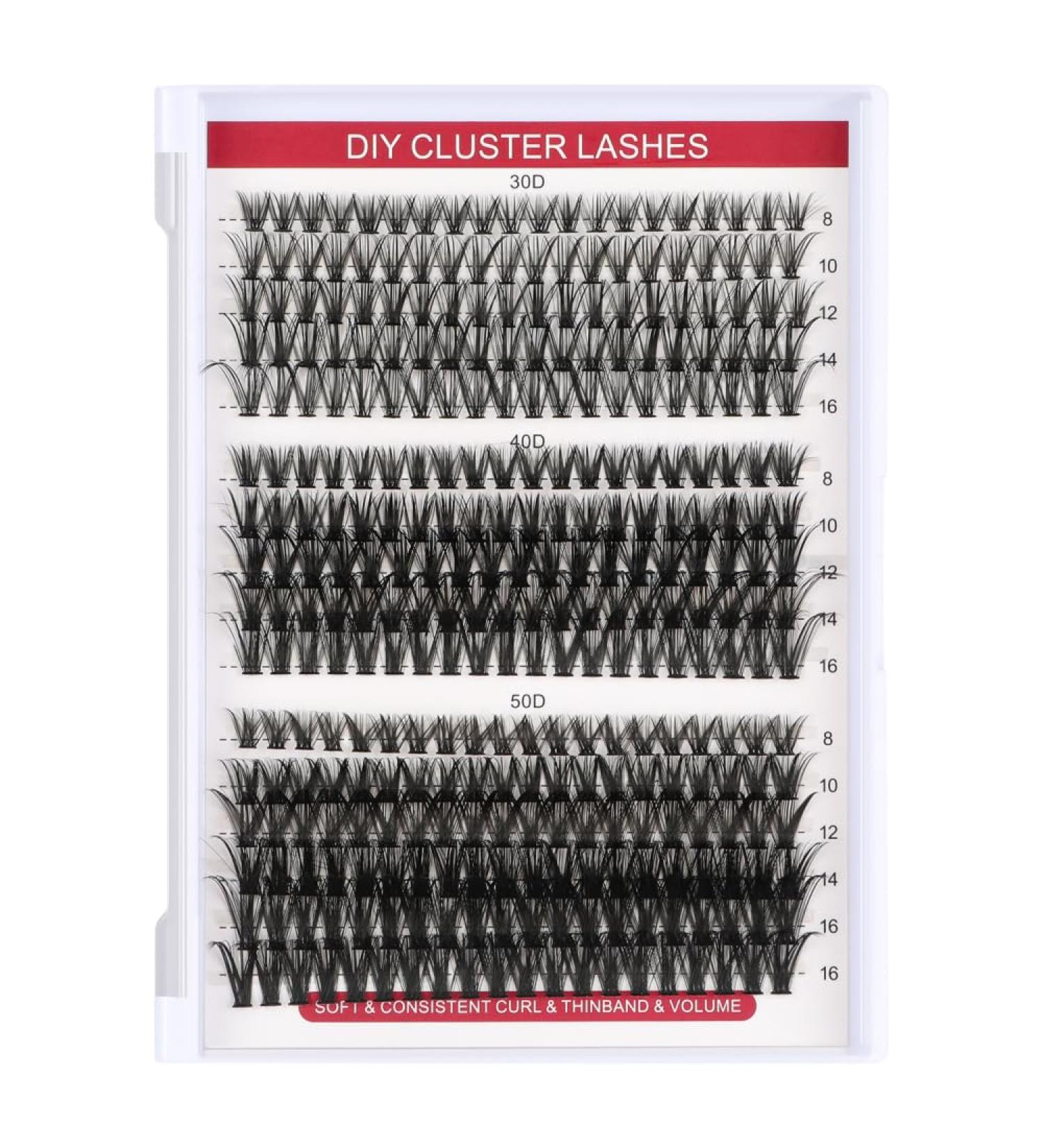 Rxuaw DIY Eyelash Extension Kit with and Seal Wispy D Curl Individual Lashes Kit for Self Application at Home One - Buy Online on GoSupps.com