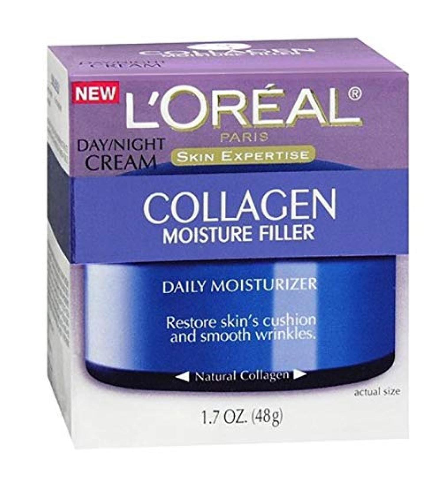 L'Oreal Collagen Moisture Filler Daily Moisturizer Cream - 1.7 oz | Hydrating Day & Night Cream for Youthful Skin - Buy Online on GoSupps.com