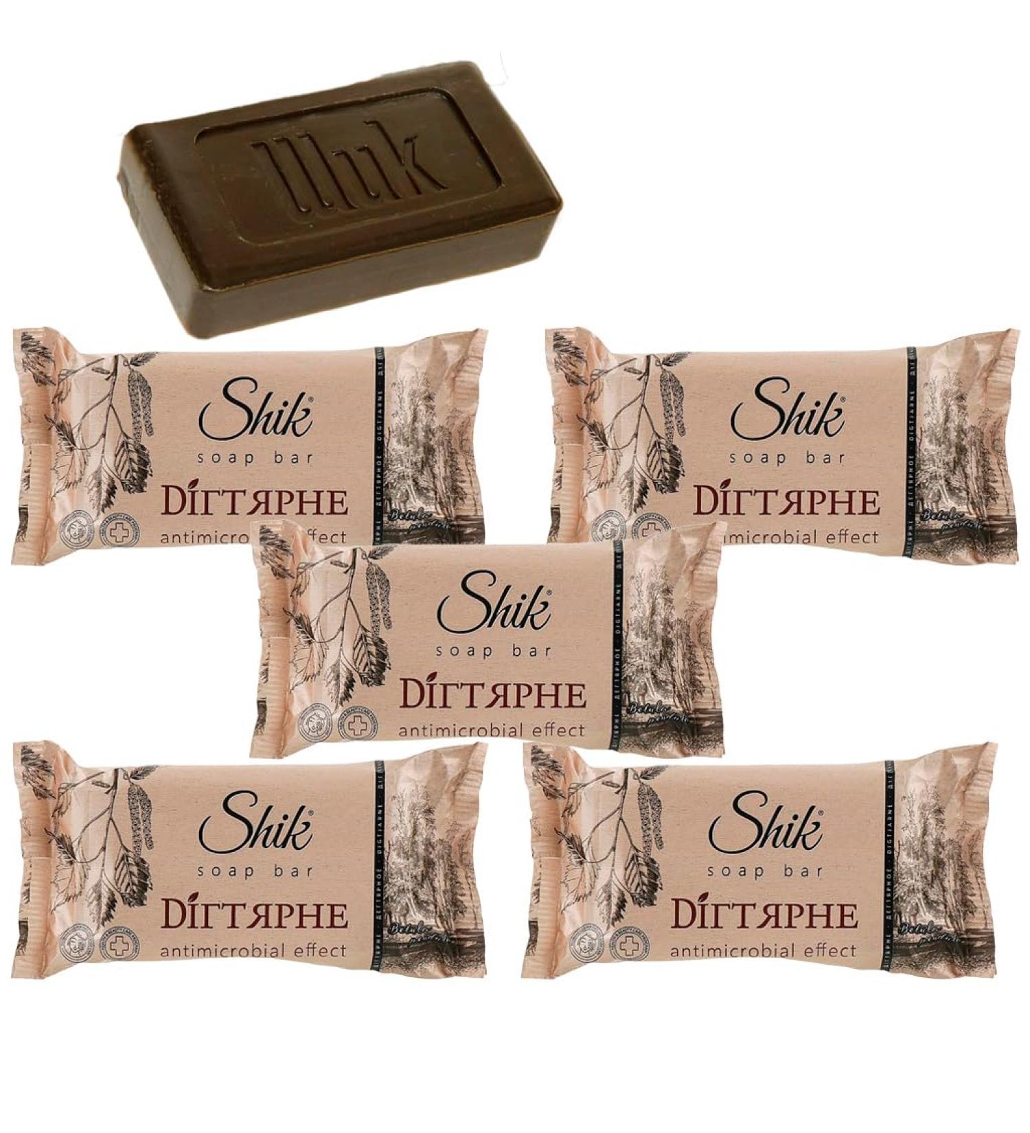 chic 5 pieces 5 x 140 g tar soap birch tar against dermatitis acne and birch soap