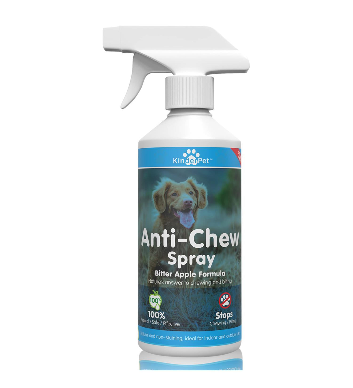 KinderPet Eco Anti Chew Bitter Apple Spray for Dogs Stop Chewing Biting Barking Alcohol Free Formula Pet Puppies Dogs 500ml - Buy Online on GoSupps.com