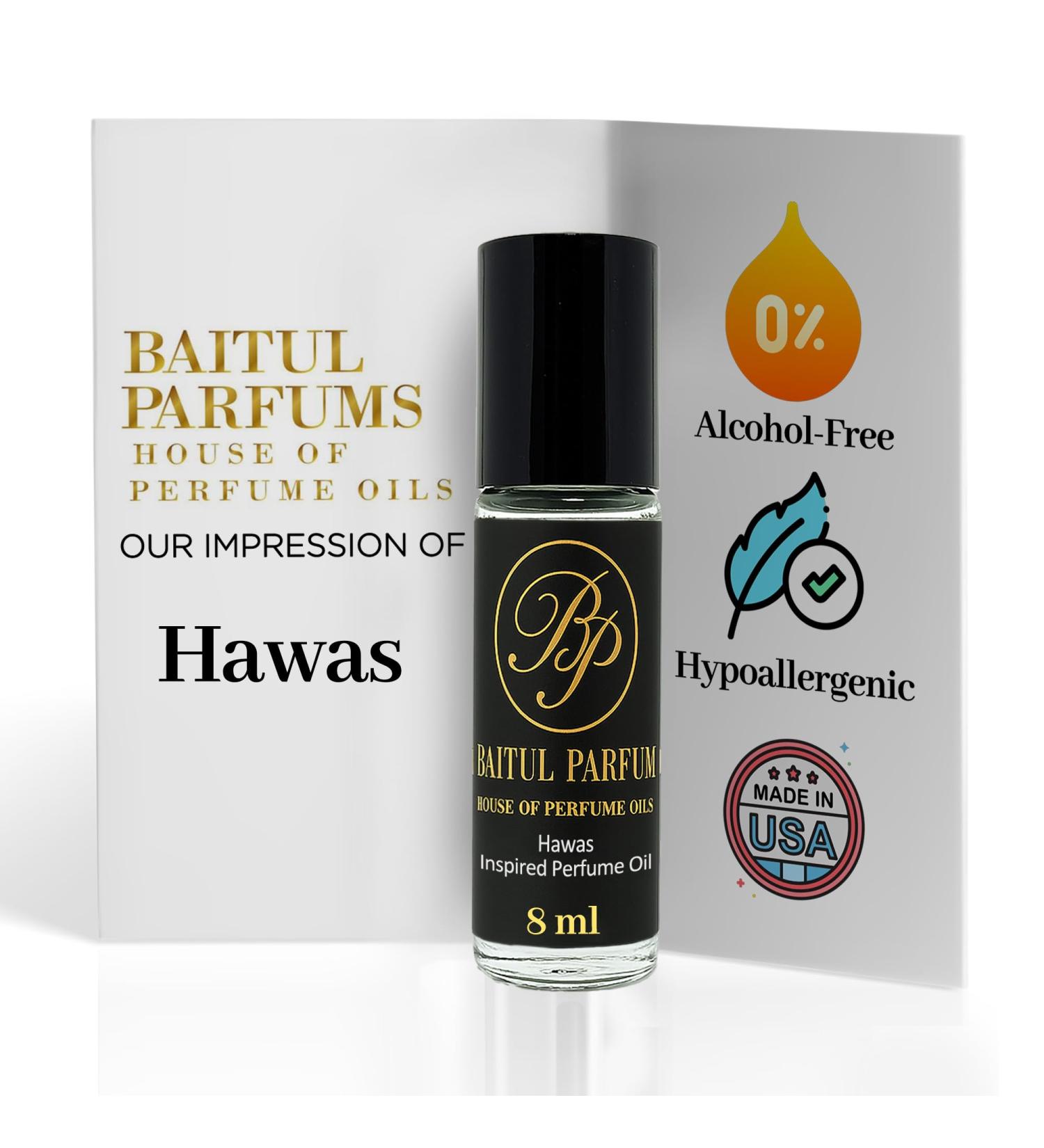 ASMARKET Comparable to Hawas Alcohol-Free Perfume Oil 8ml Travel Size Roll-On Glass Bottle Long Lasting Fragrance 98% True-to-Scent Clean Scent Perfume Main Accords - Spicy Sweet Fruity Fresh - Buy Online on GoSupps.com