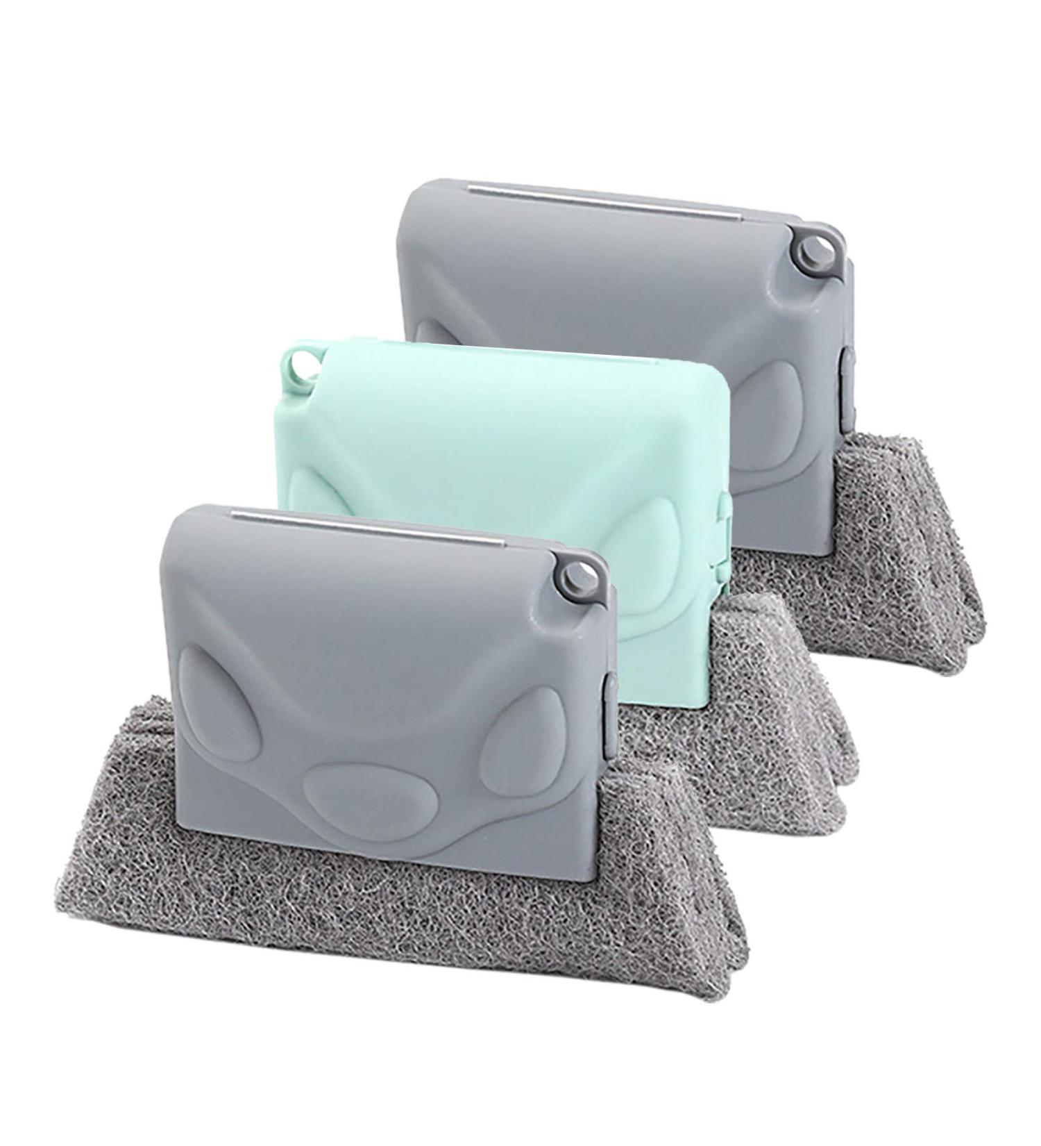 MarryLee 3Pcs Bear paw Creative Window Cleaning Slot Cleaning Tool To Sweep The Groove Small Brush (Multicolor) - Buy Online on GoSupps.com