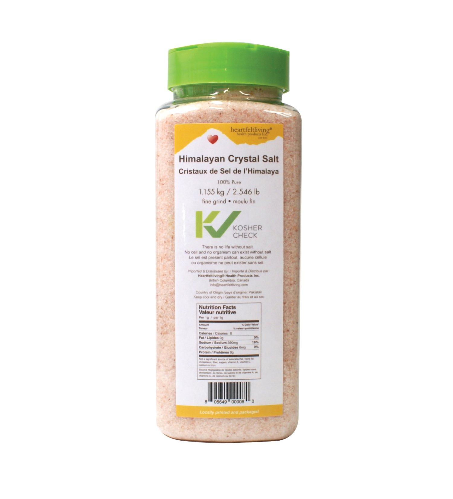 Himalayan Crystal Salt fine 1.155 kg / 2.546 lb