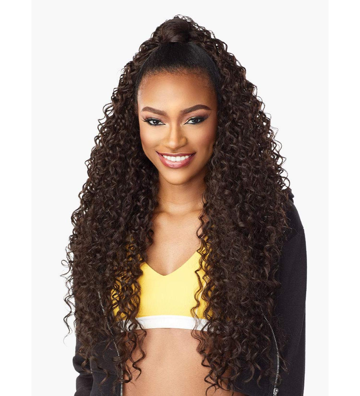 Sensationnel Instant Pony Wrap Half Wig UD 10 in 1B Off Black - Buy Online on GoSupps.com