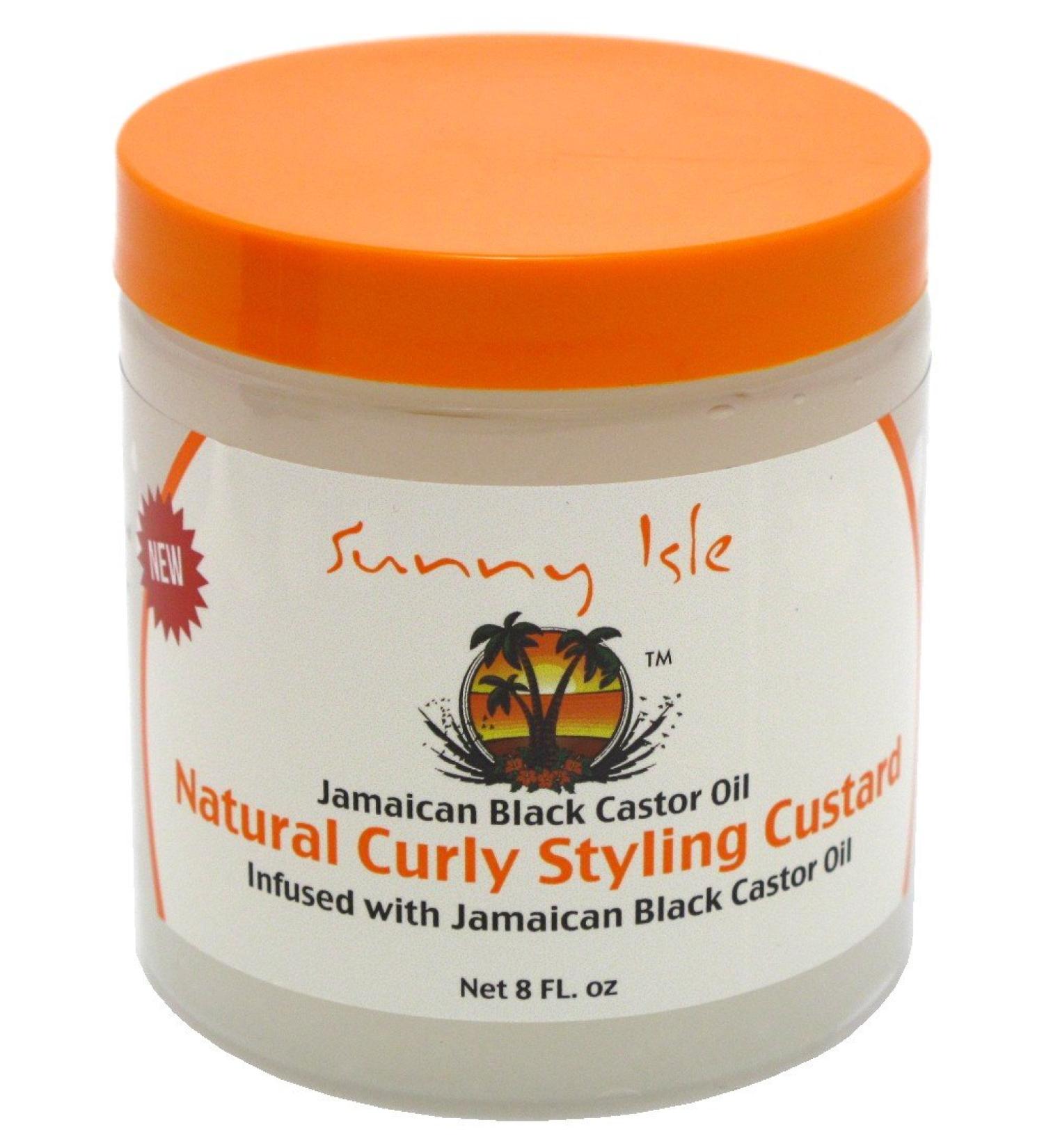 Sunny Isle Jamaican Black Castor Oil Natural Curly Styling Custard 8 fl oz