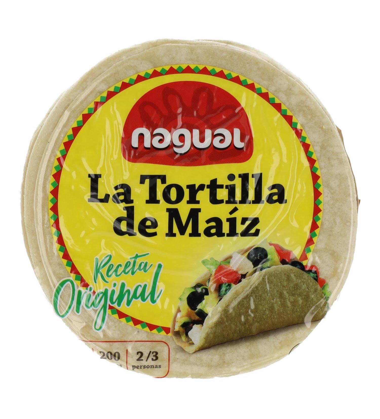 NAGUAL Tortilla de Mayz sans Gluten 8/u Standard Unique