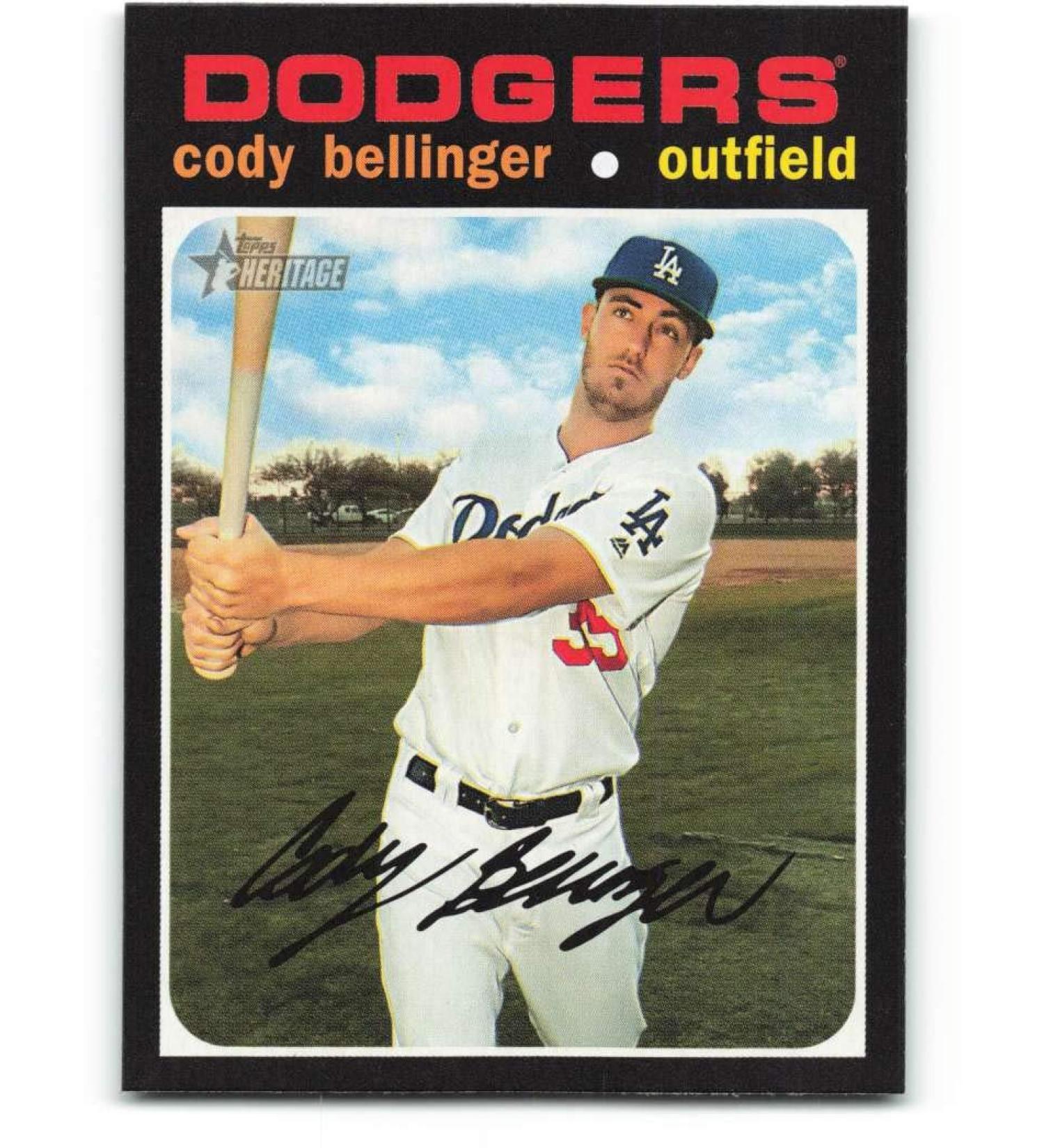 2020 Topps Heritage #257 Cody Bellinger NM-MT Los Angeles Dodgers Baseball MLB