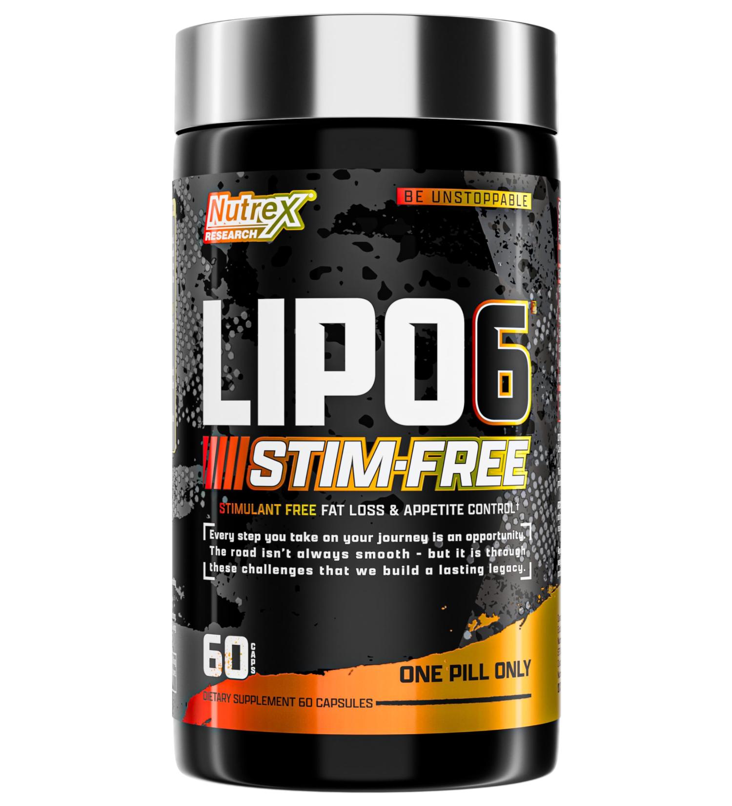 Nutrex Research Lipo6 Stimulant Free - Effective Weight Loss Pills Appetite Suppressant Thermogenic Belly Fat Burner 60 Servings - Buy Online on GoSupps.com