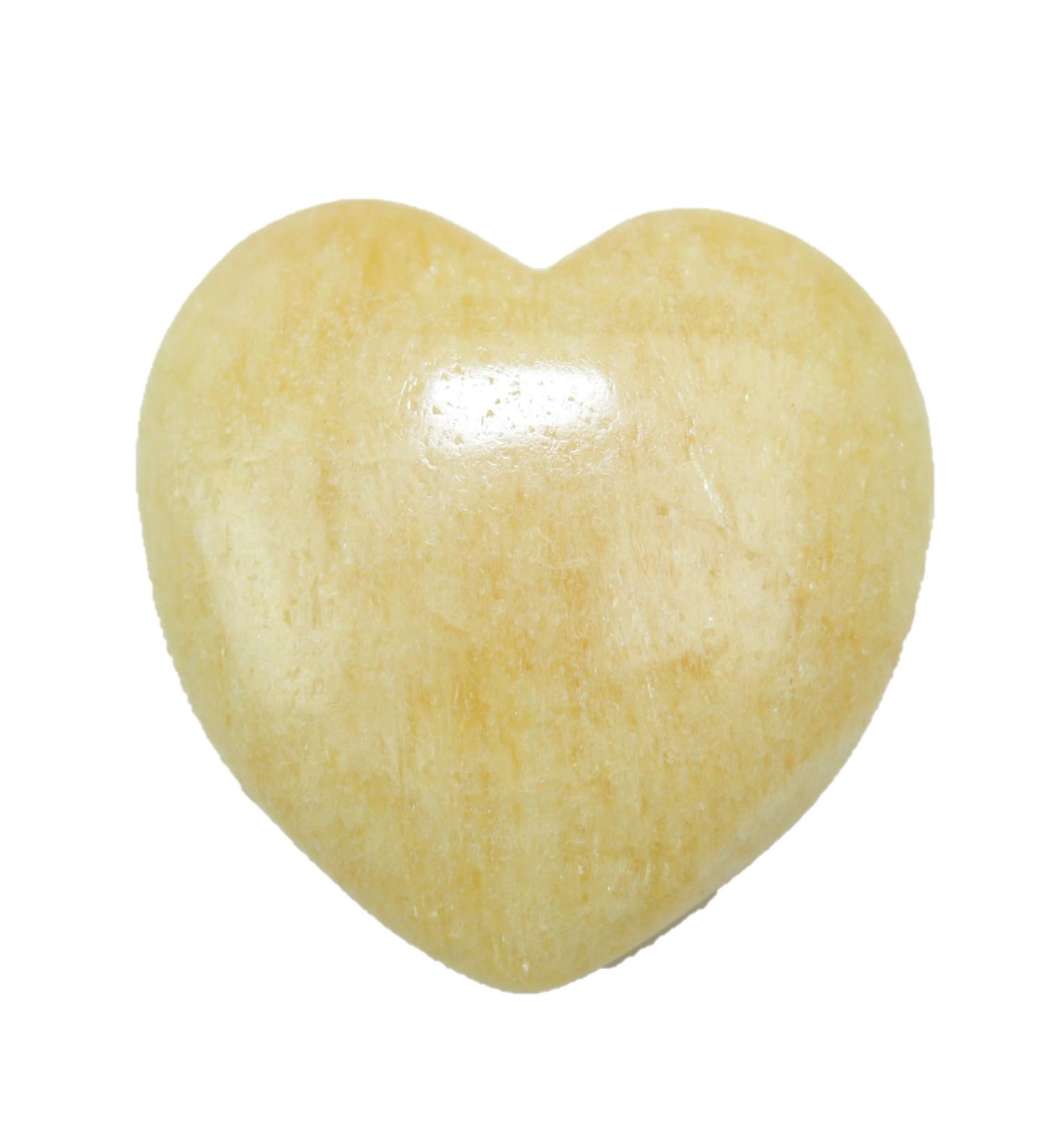 Steinfixx Gem Stone Herz | Heilstein & Chakra Stein | Gl cksstein | Taschenstein Massage Stone | Perfect Gift (Orange Calcit) - Buy Online on GoSupps.com