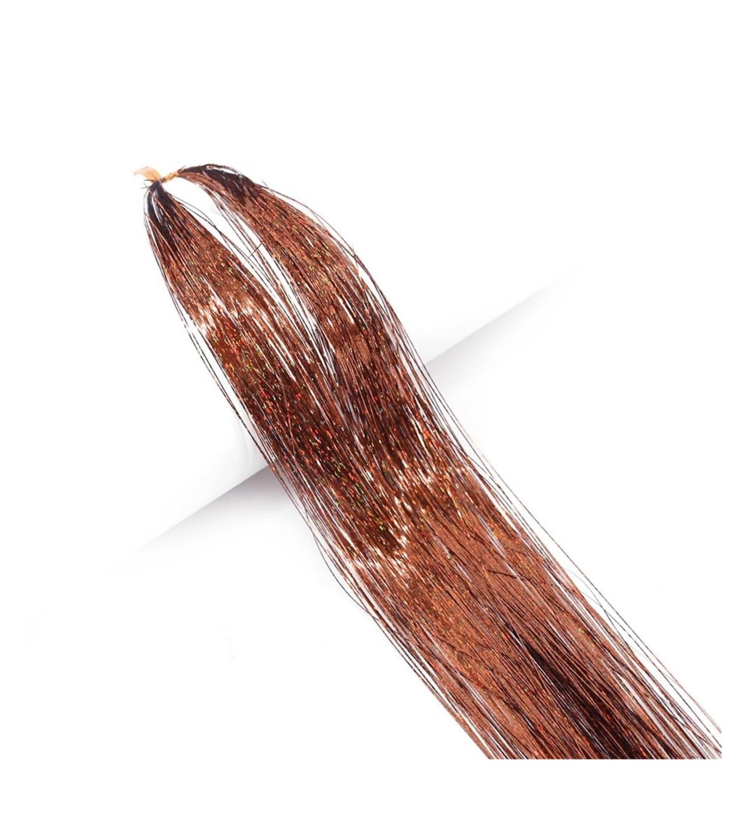 Feather Hair Extension Synthetic long Hair Tinsel 20 Strands Fairy Hair Hair Extensions 22 inch 16 Colors crochet hair extension set (Color : 7 Size : 22inch-55cm) 22inch-55cm 7 - Buy Online on GoSupps.com