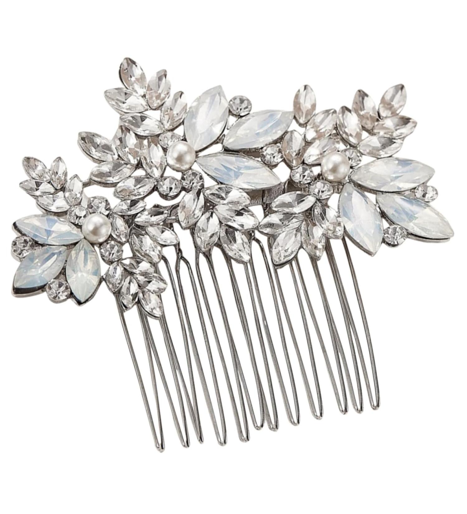 FRCOLOR Comb Bridal Headpieces Bridal Hair Decor Wedding Headdress Wedding Hair Accessories Bridal Hair Accessories Wedding Headpiece Bride European and American Decorate Alloy - Buy Online on GoSupps.com