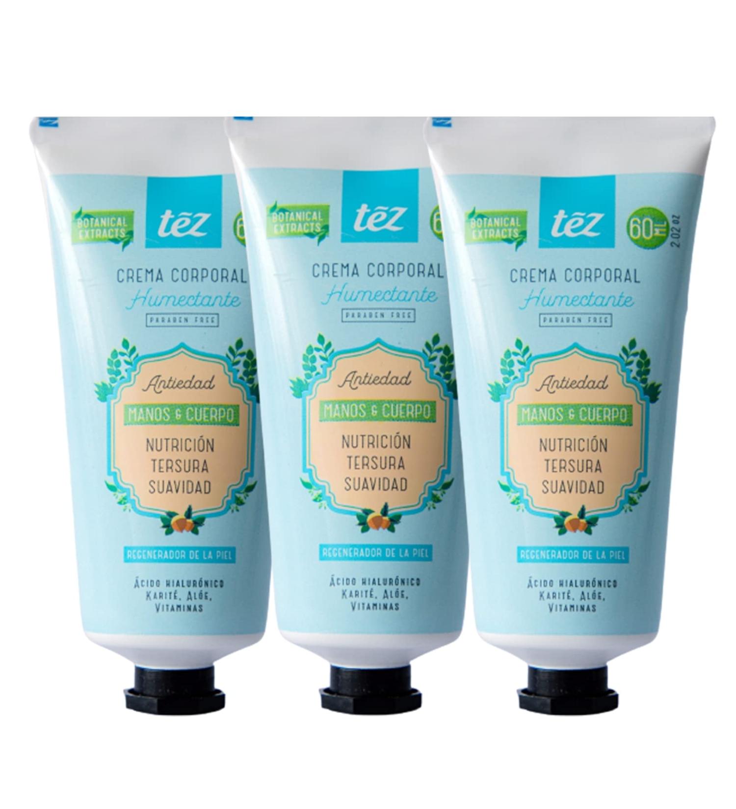 Tez Skin Care Moisturizing Body Cream Set | Scented Hand & Body Cream 3 Pack - 6.7 Oz | Shop Internationally - Buy Online on GoSupps.com