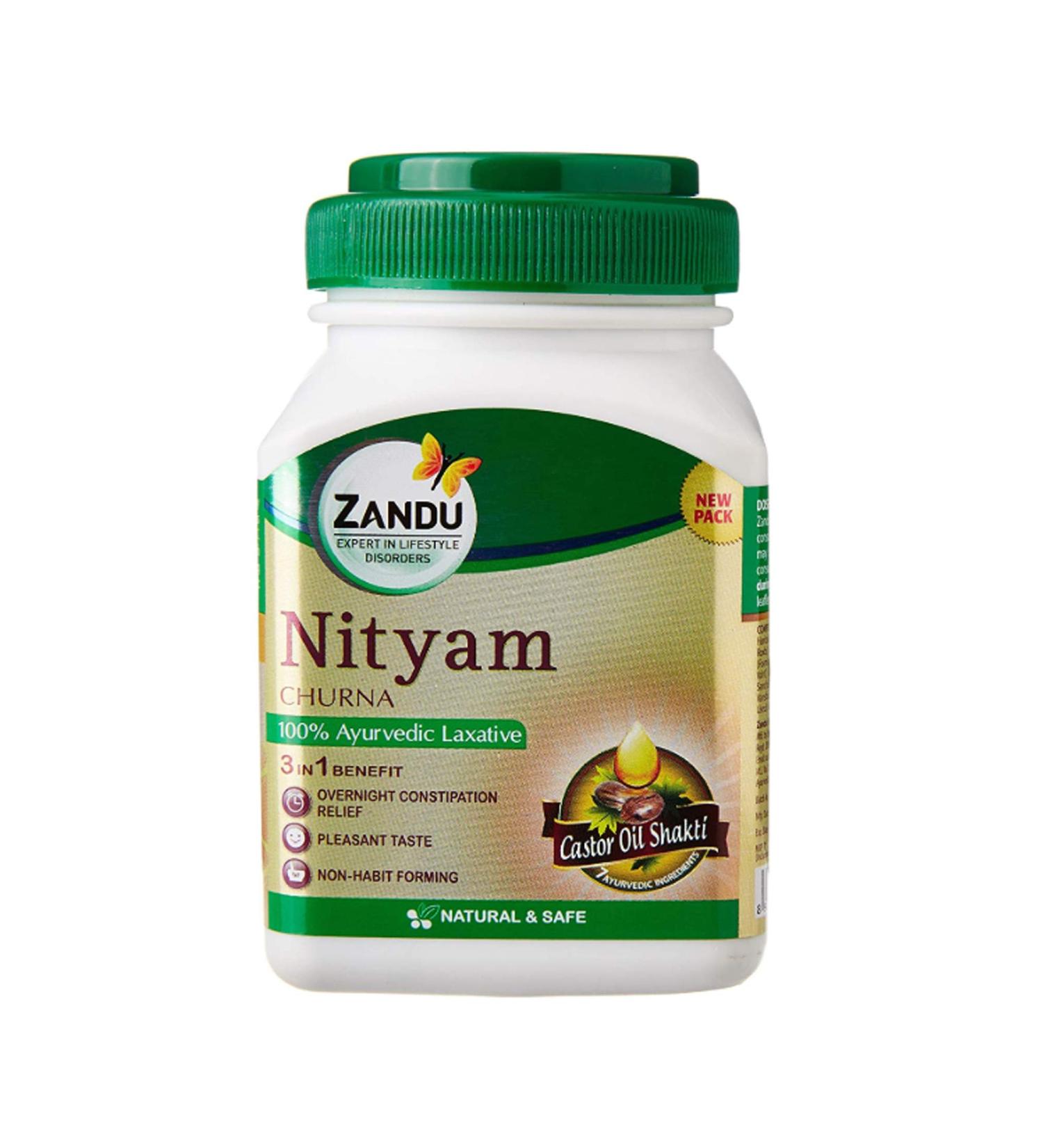Zandu Nityam Churna 100g X 2 - Ayurvedic Digestive Health Supplement - Buy Online on GoSupps.com