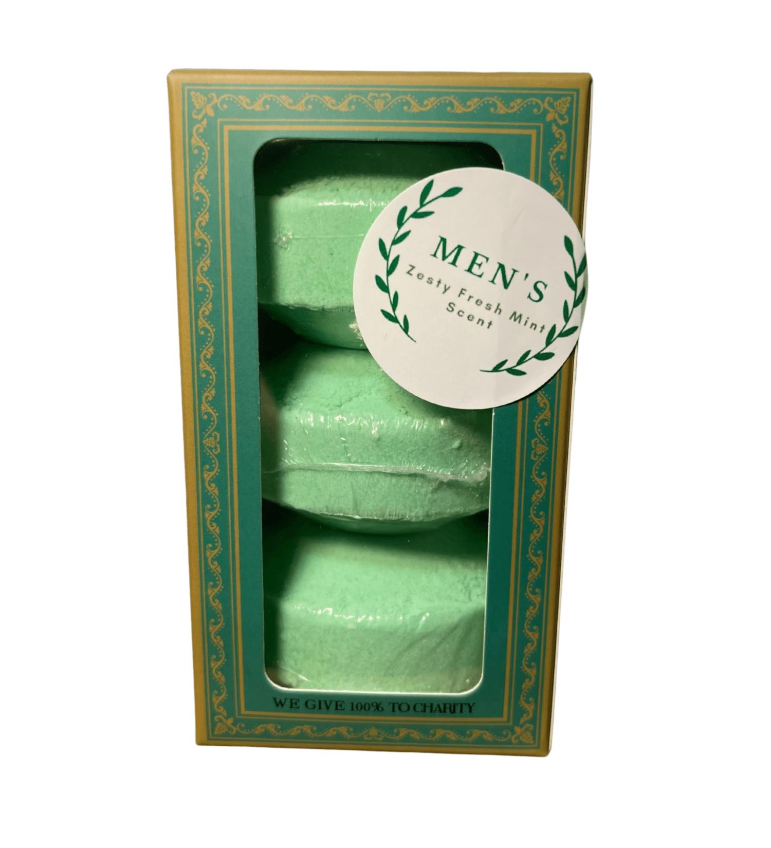 Dad Gift Set: Shower Steamers with Eucalyptus and Mint Essential Oil - 3 Pack - Buy Online on GoSupps.com