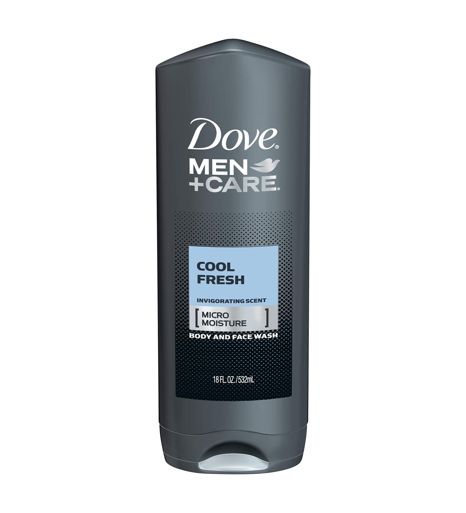 Dove Men+Care Body Wash Cool Fresh 18 oz - Nourishing & Bacteria-Fighting Formula for Men | Shop Internationally - Buy Online on GoSupps.com