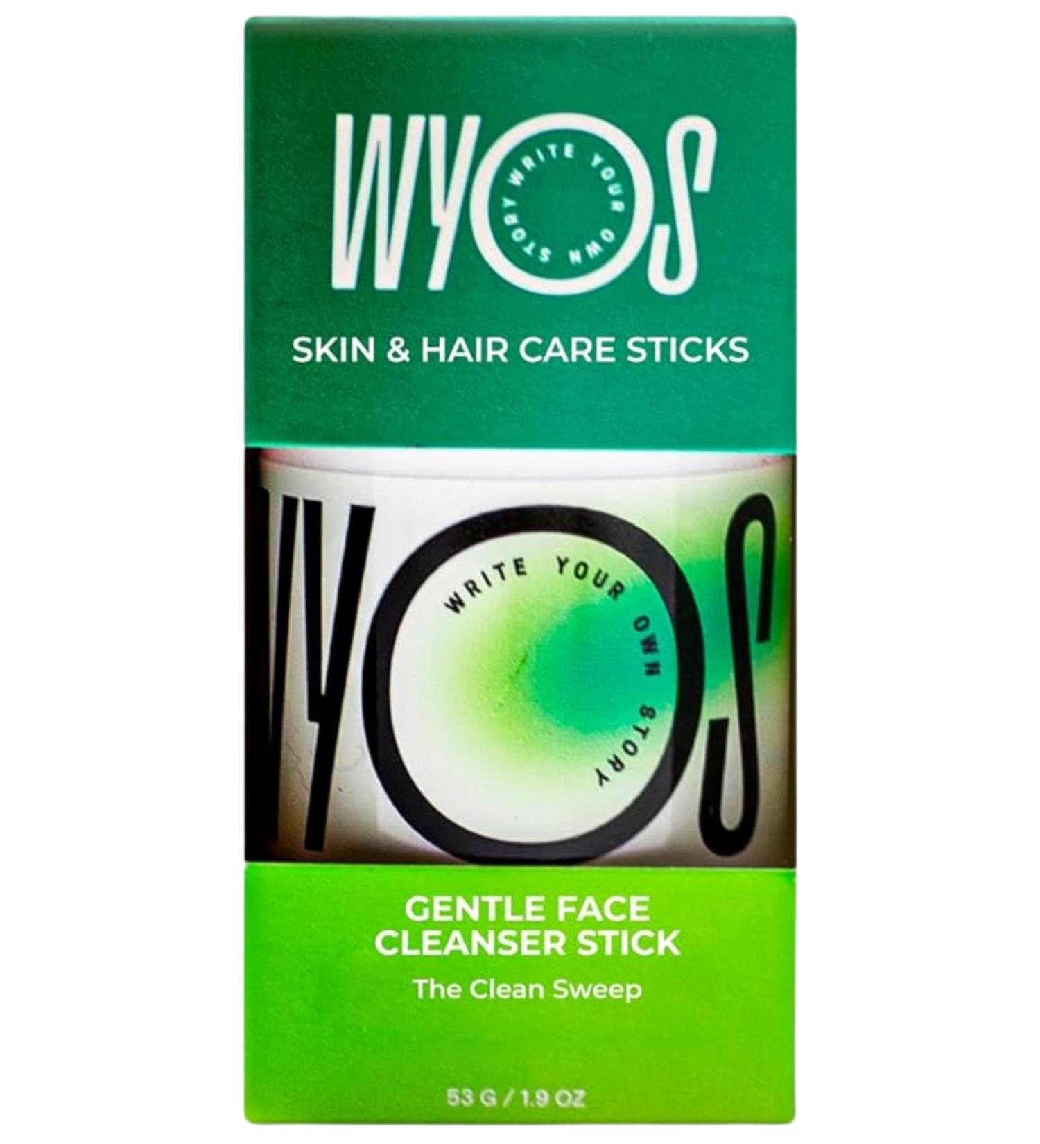 Travel-Friendly Face Cleanser Stick | Vegan Cruelty-Free Sulfate & Paraben Free - Gentle Hydrating Makeup Remover for All Skin Types - Buy Online on GoSupps.com