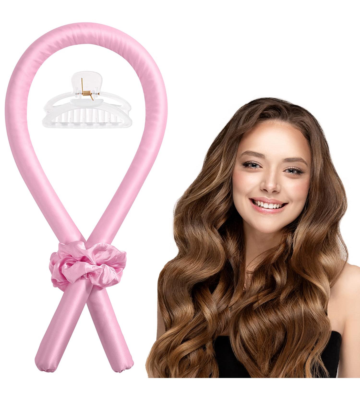 Colorfarm Heatless Hair Curler Set for Long Hair - No Heat Curling Rod Headband with Satin Ribbon Wrap - Overnight Hair Roller with Scrunchies and Clips for Hairstyles - Carna - Buy Online on GoSupps.com