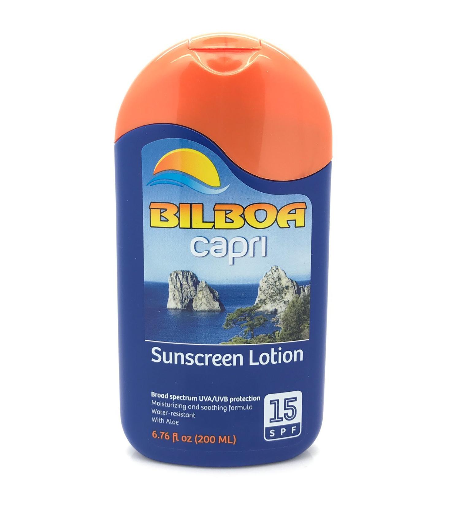 Bilboa Capri Sunscreen Lotion SPF 15 - Ultimate Sun Protection for Your Skin - Buy Online on GoSupps.com