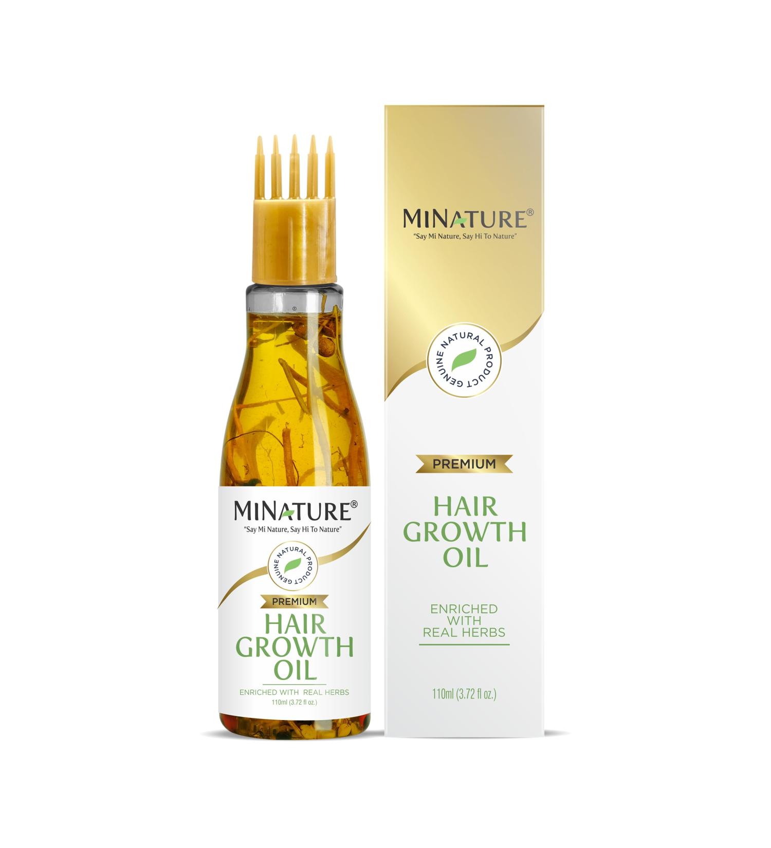 minature Hair Growth oil |110ml (3.72Oz) - Buy Online on GoSupps.com