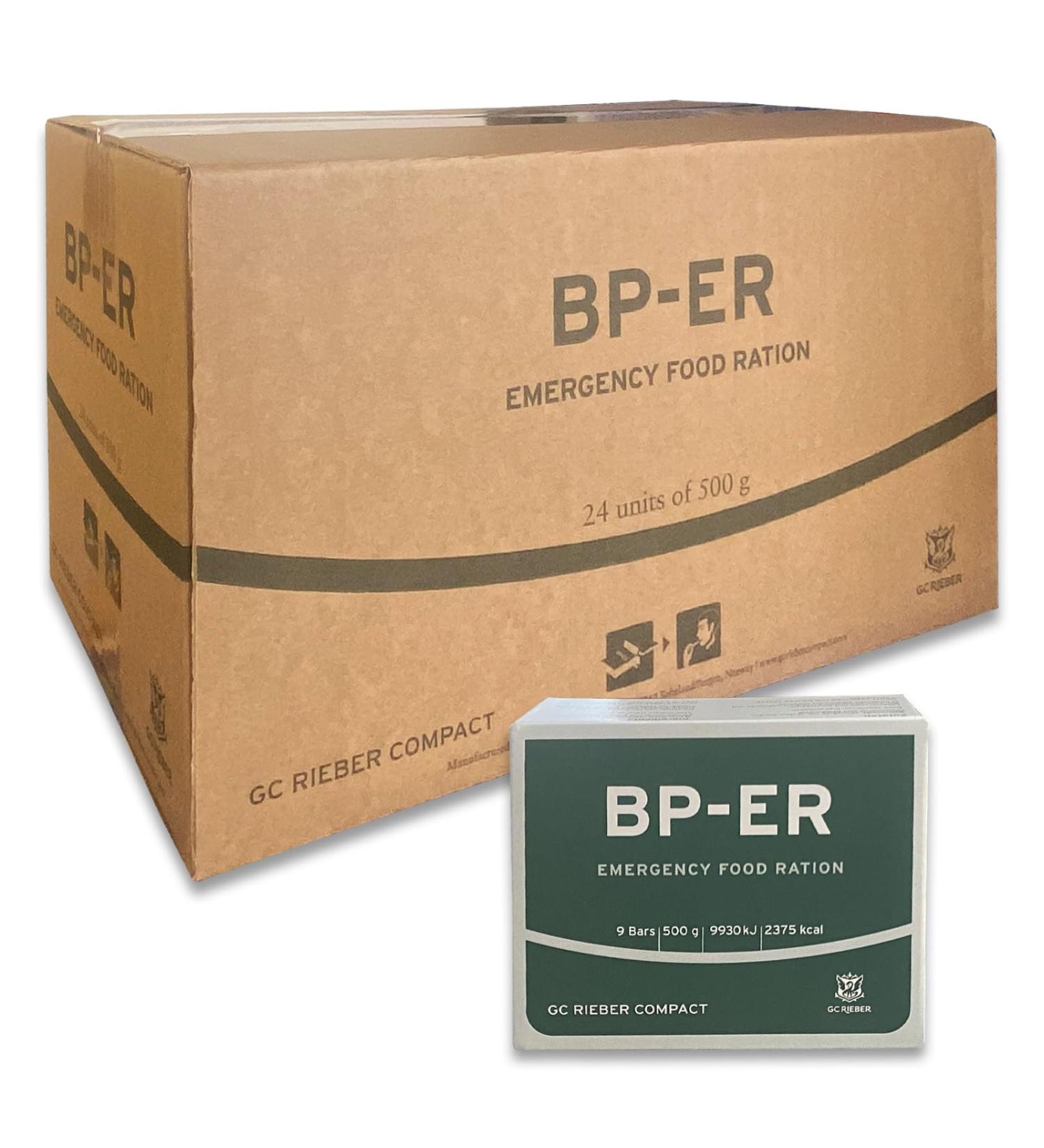 BP-Er Energy Bar - 24-Day Emergency Food Supply | Compact Nutrient-Rich Survival Bar for Outdoor Adventures & Crisis Situations - Buy Online on GoSupps.com