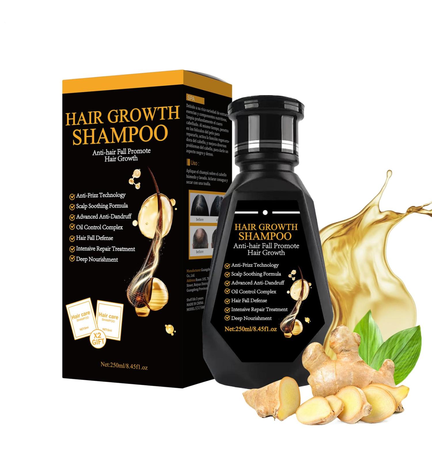  Zasdvn Anti-Hair Loss Shampoo 250 ml Fortifying Shampoo for Women | Natural Deep Cleansing Conditioner Soothing Scalp Intense Volume - Buy Online on GoSupps.com