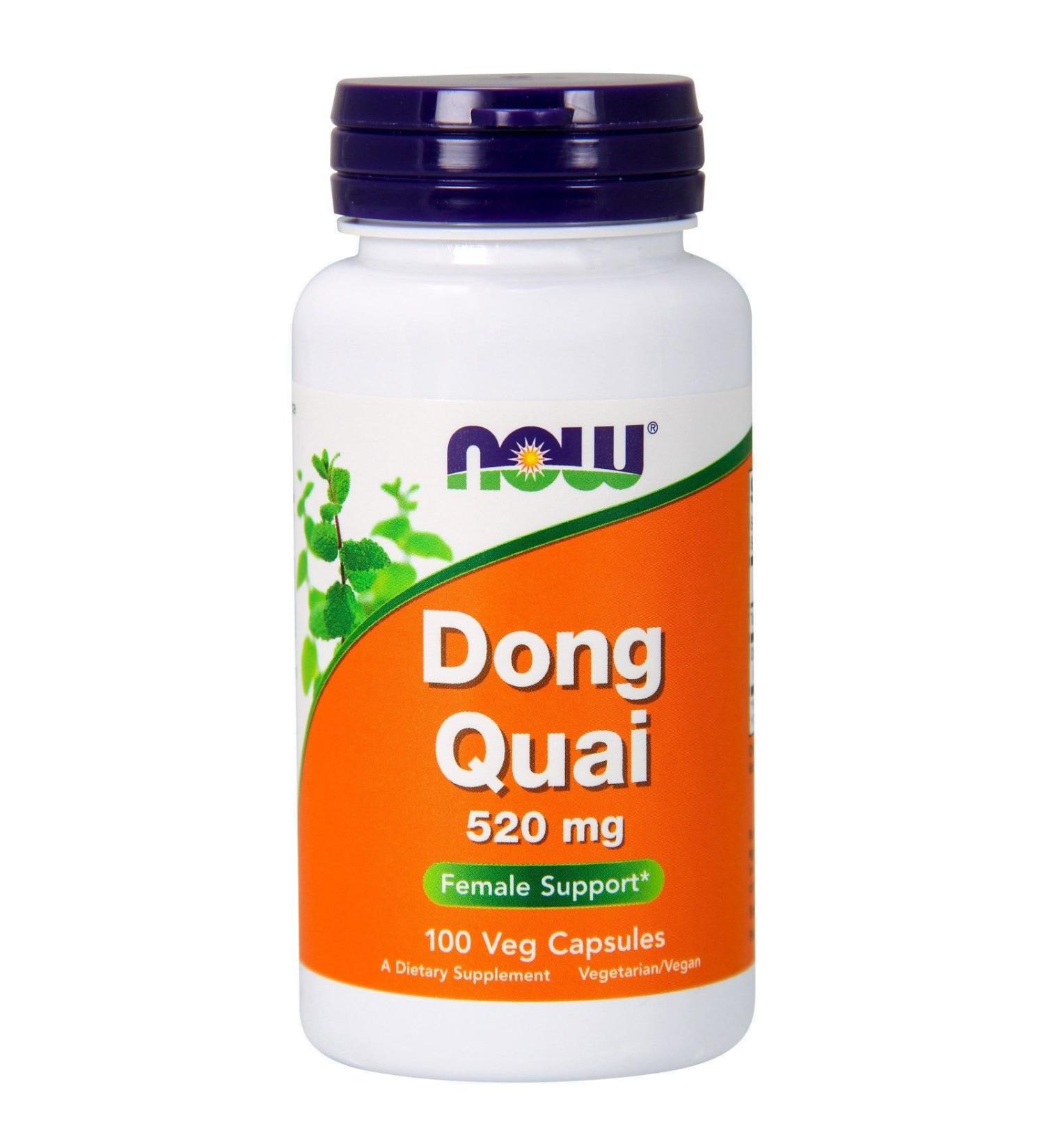 Now Foods Dong Quai 520 mg 100 Veg Capsules