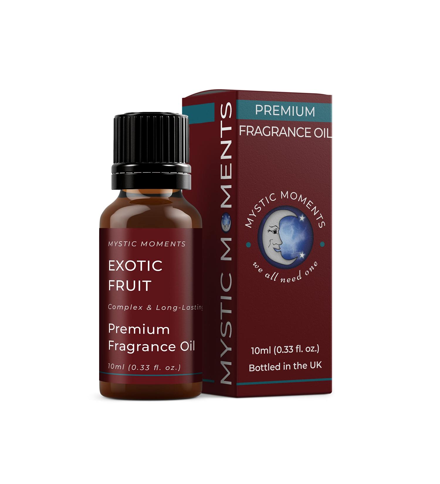 Mystic Moments Exotic Fruit Fragrance Oil 10ml for Soaps, Candles, Bath Bombs | Skin & Hair Care | Oil Burners & Diffusers - Buy Online on GoSupps.com