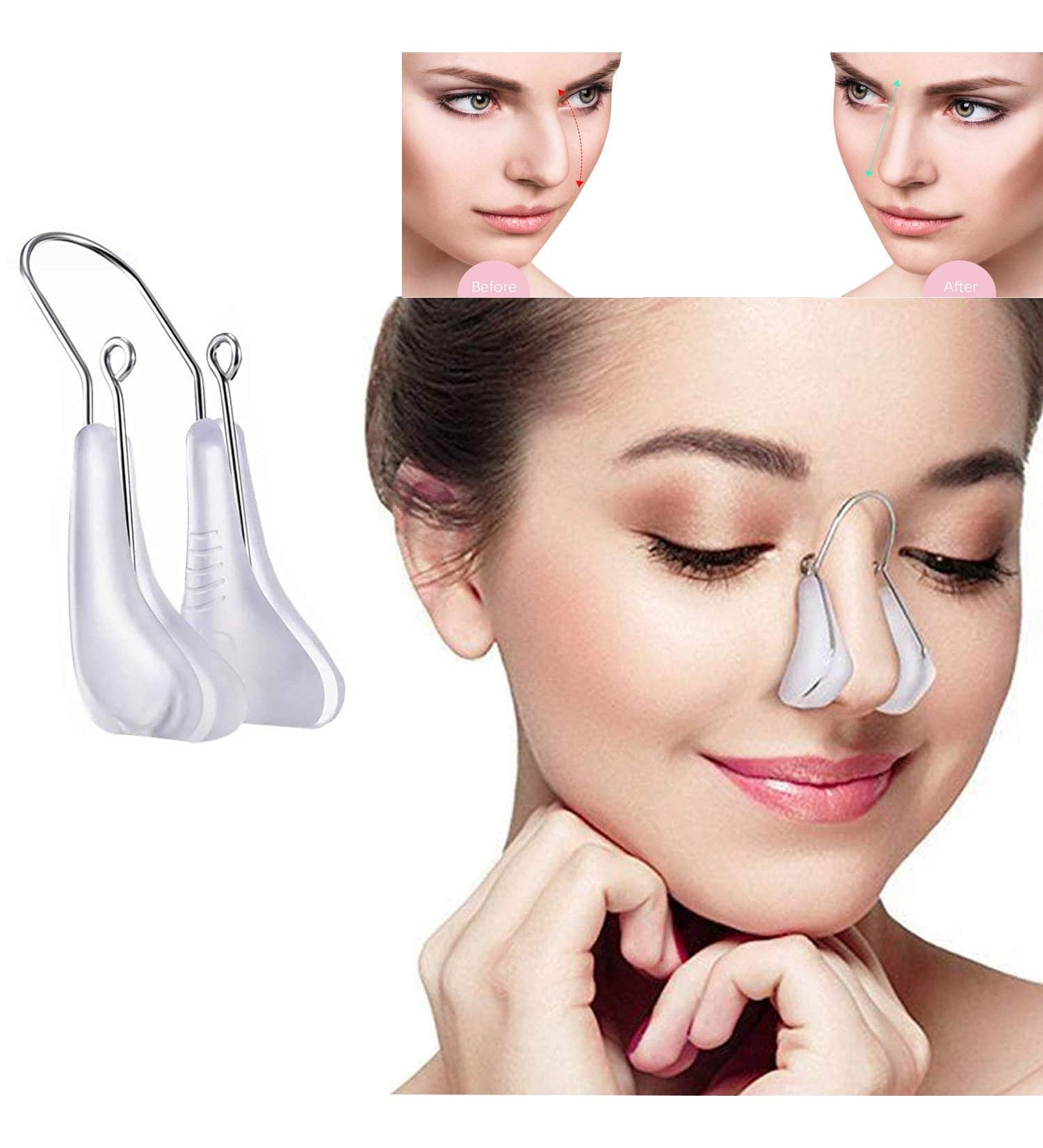 Nose Shaper Clip | Pain-Free Silicone Nose Bridge Straightener & Slimming Rhinoplasty Tool for a Beautiful Defined Nose - Buy Online on GoSupps.com