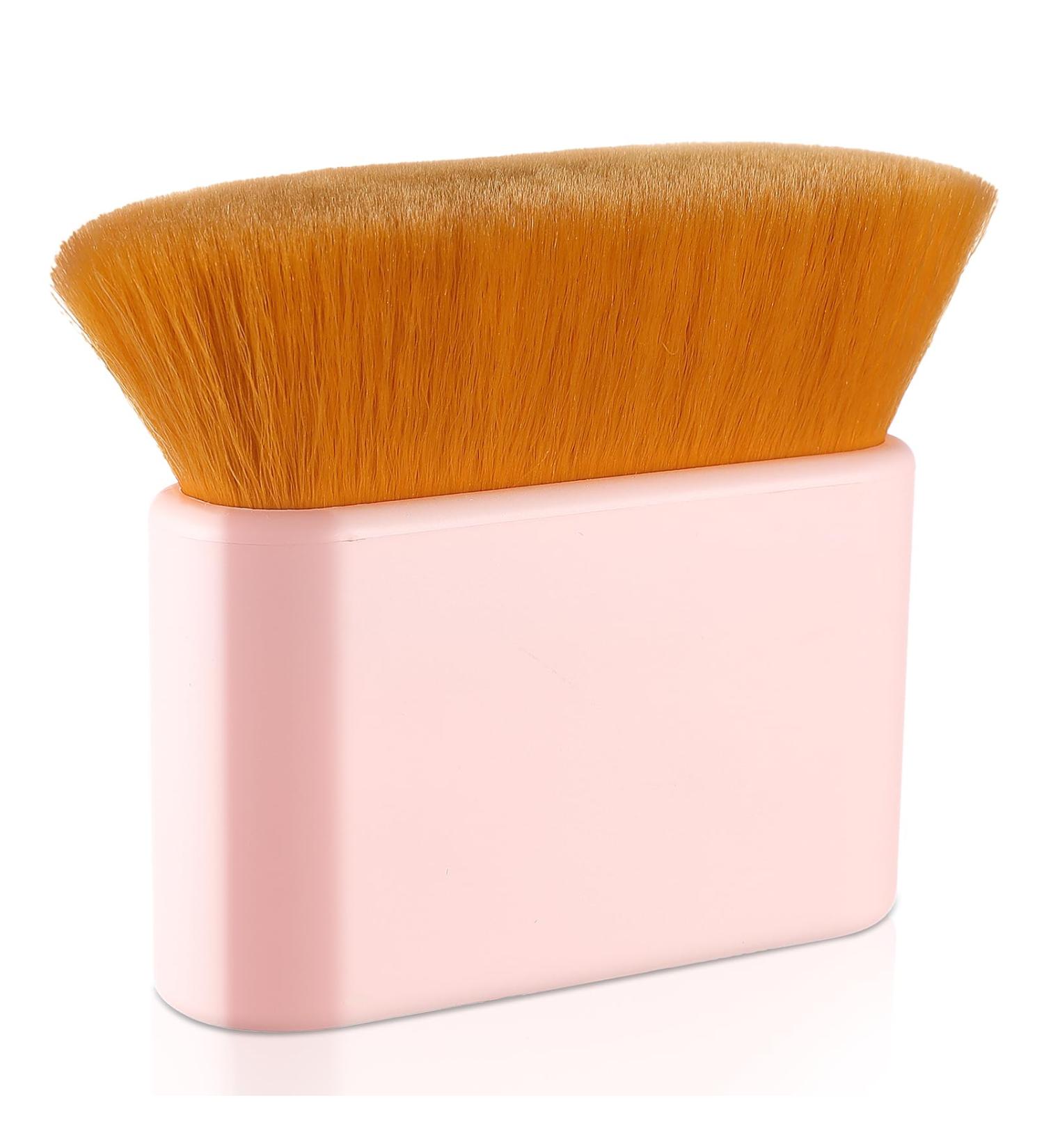 Self Tanning Brush - Large Vegan Kabuki Foundation Makeup Brush for Perfect Spray Tan & Bronzer Application - Buy Online on GoSupps.com