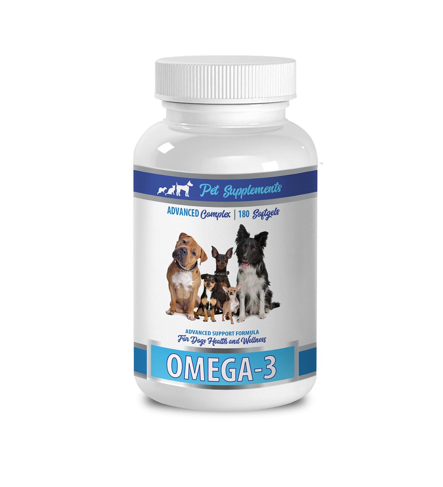 Dog Dry Skin Products - Omega 3 - Advanced Complex - Health & Wellness - for Dogs - Dog Omega 3 Fish Oil - 1 Bottle (180 Softgels) - Buy Online on GoSupps.com