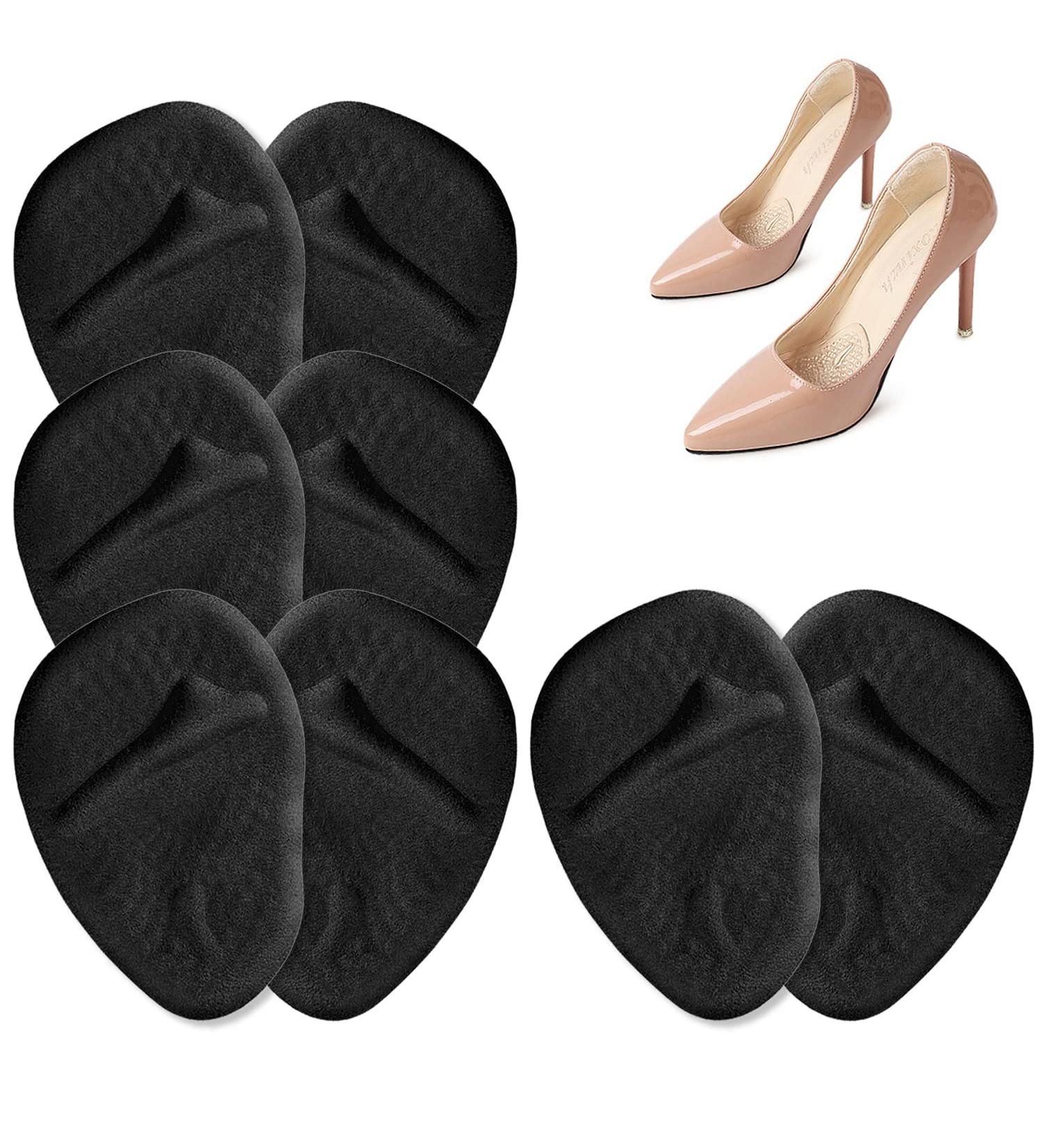 Dawnieee High Heel Insoles - 4 Pairs Gel Forefoot Cushions & Anti-Slip Pads for Women | Comfort & Support for All-day Wear - Buy Online on GoSupps.com