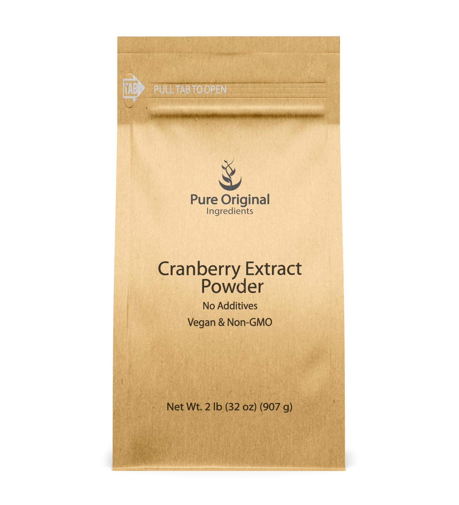 PURE ORIGINAL INGREDIENTS Cranberry Extract Gluten-Free Herbal Supplement (2 Pound) 32 Ounce (Pack of 1) - Buy Online on GoSupps.com