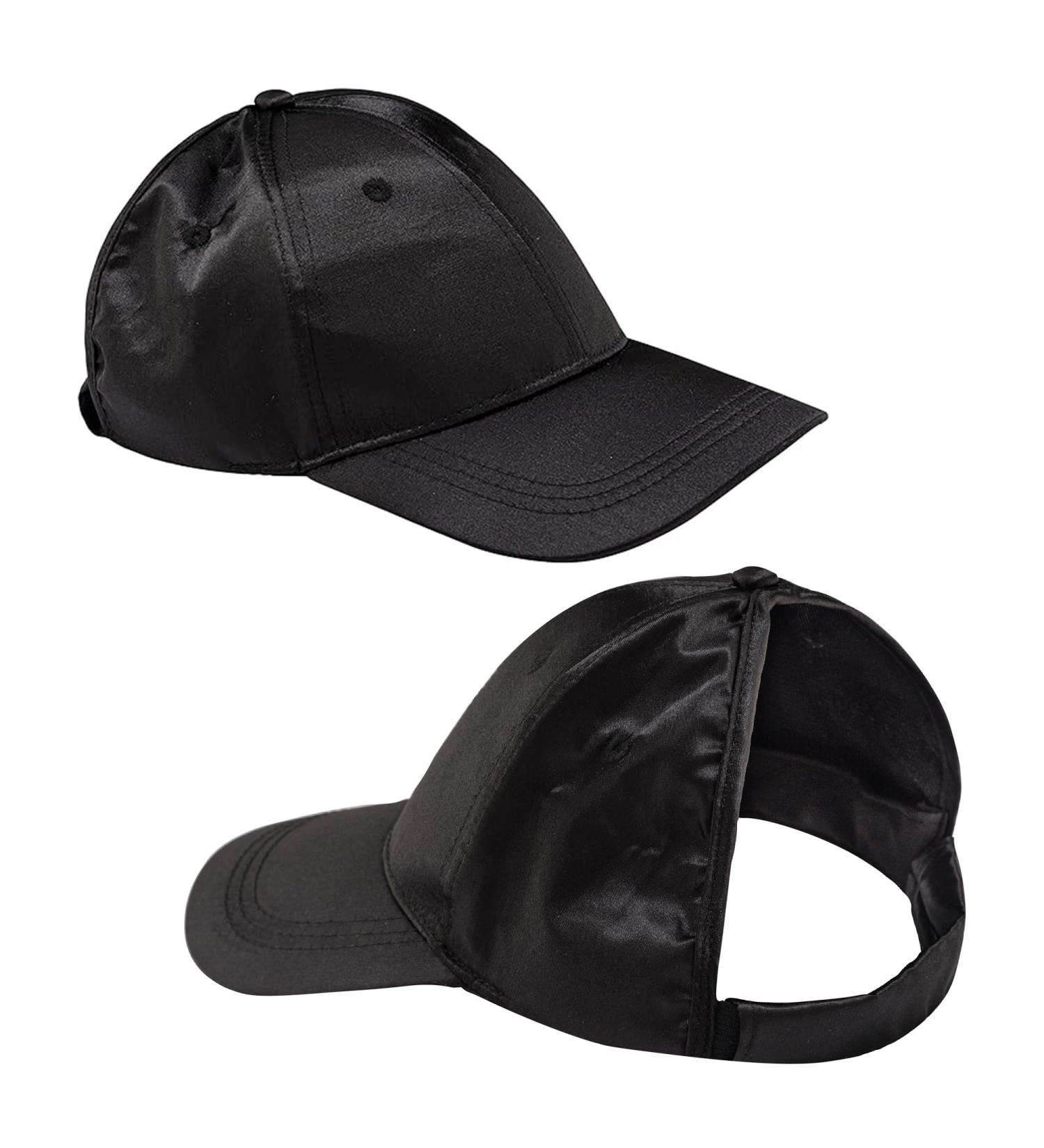 Buy Curl Keeper Badazz Backless Curl Cap - Satin Black Open-Back Hat for Curly Hair Perfect for Messy Buns & Ponytails - International Shipping Available - Buy Online on GoSupps.com