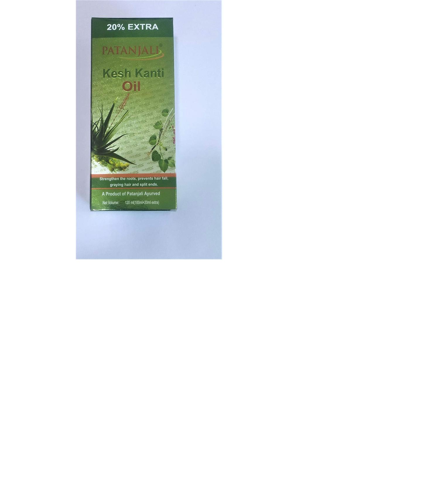 Patanjali Kesh Kanti Oil 120ml - Ayurvedic Hair Care Solution - Buy Online on GoSupps.com