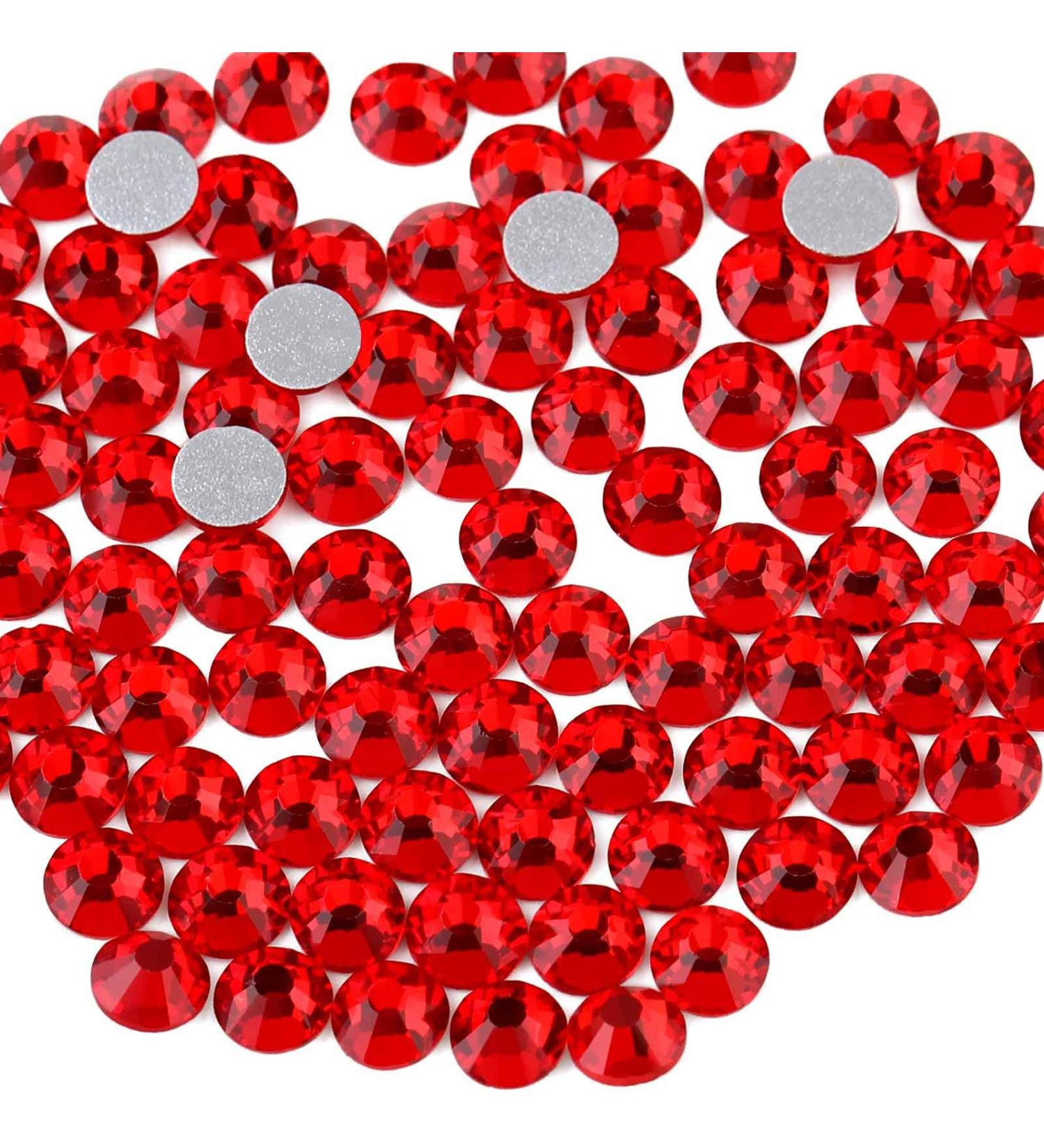 Beadsland 1440 Pieces Flat Back Rhinestones - Light Red SS3 Nail Crystals for Stunning Nail Art - Buy Online on GoSupps.com