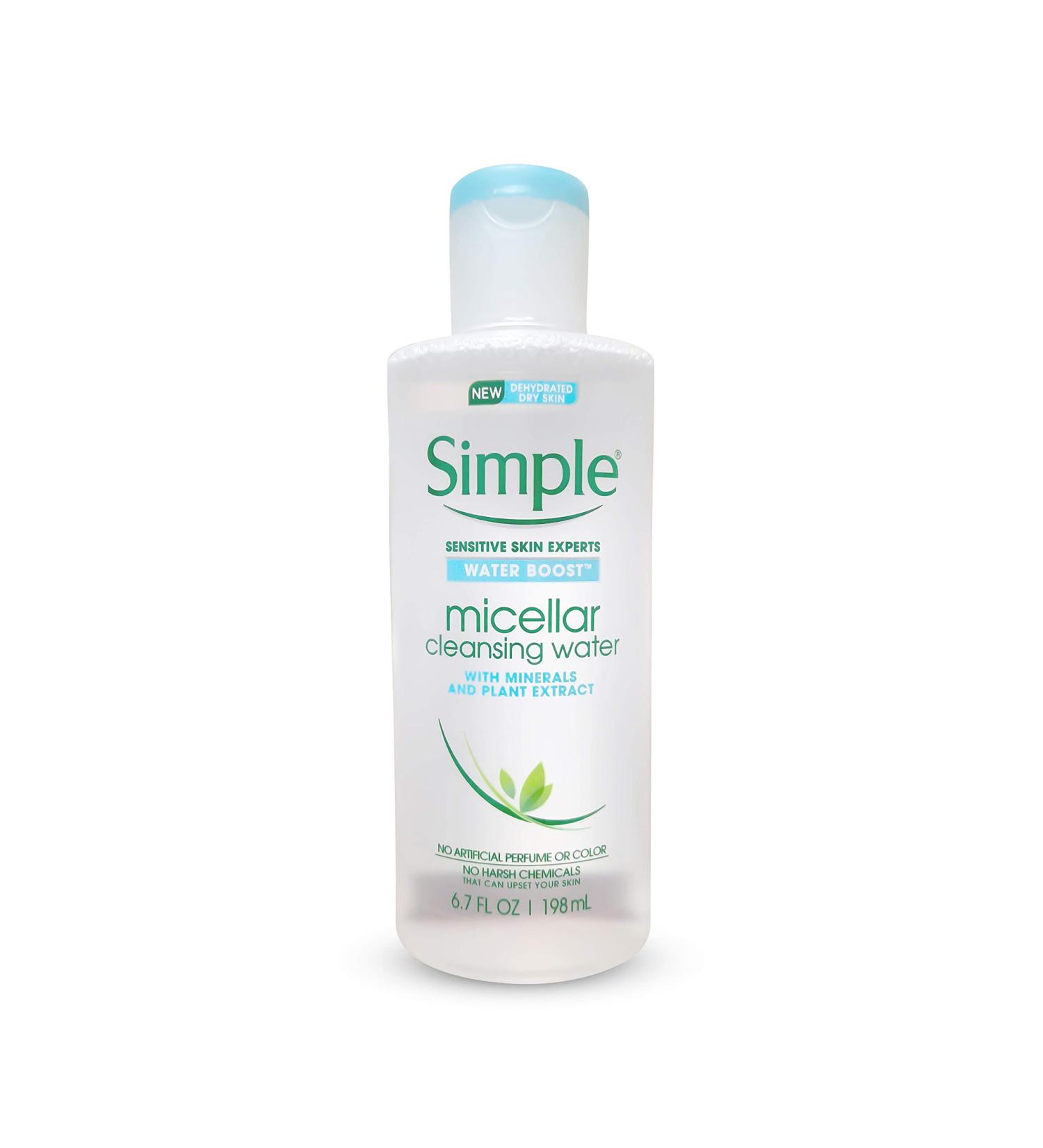Simple Water Boost Micellar Cleansing Water for Sensitive Skin  6.7 Fluid Ounce
