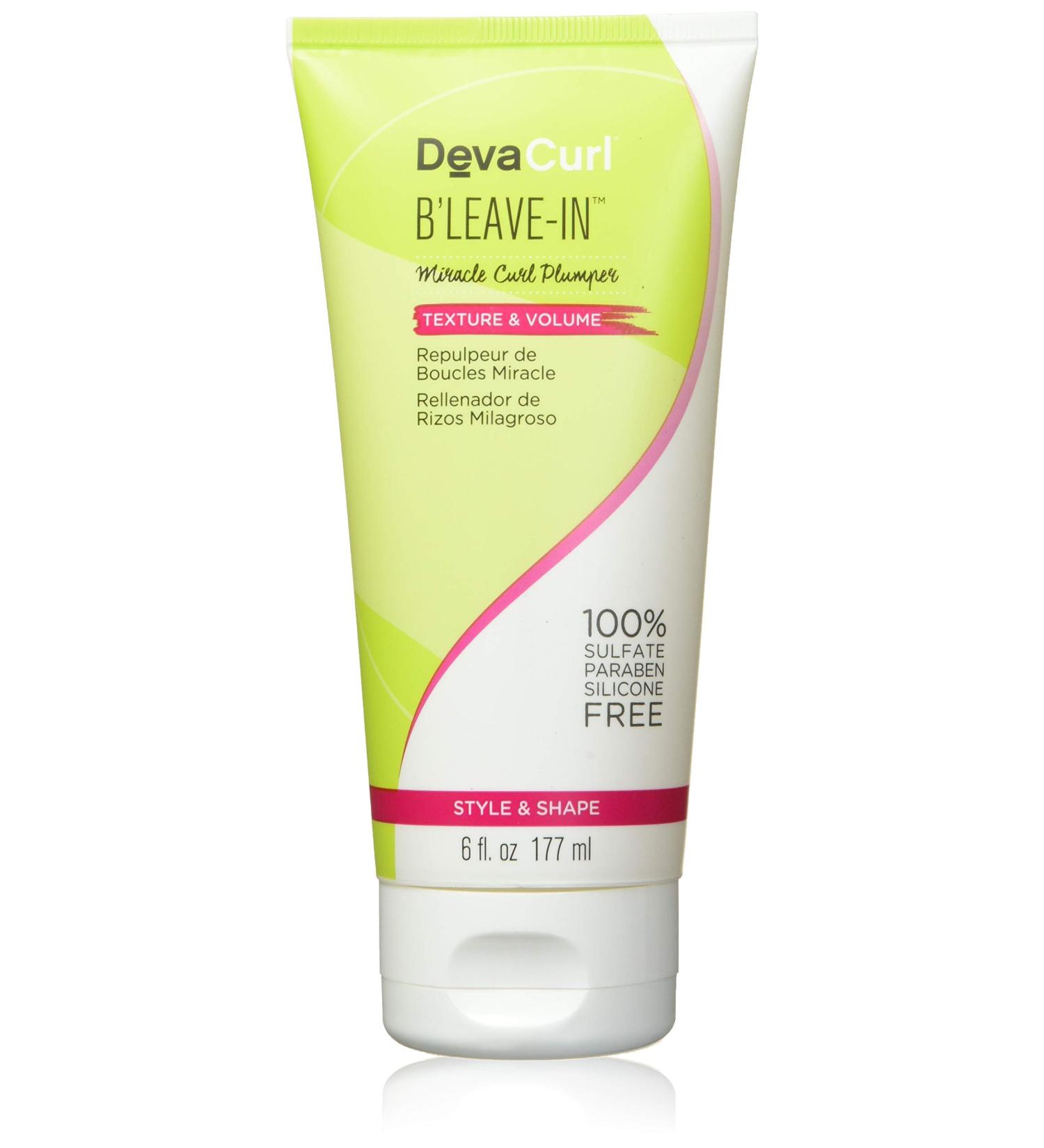 DevaCurl B Leave-In Miracle Curl Plumper - 6 fl oz | Enhance Texture & Volume - Buy Online on GoSupps.com