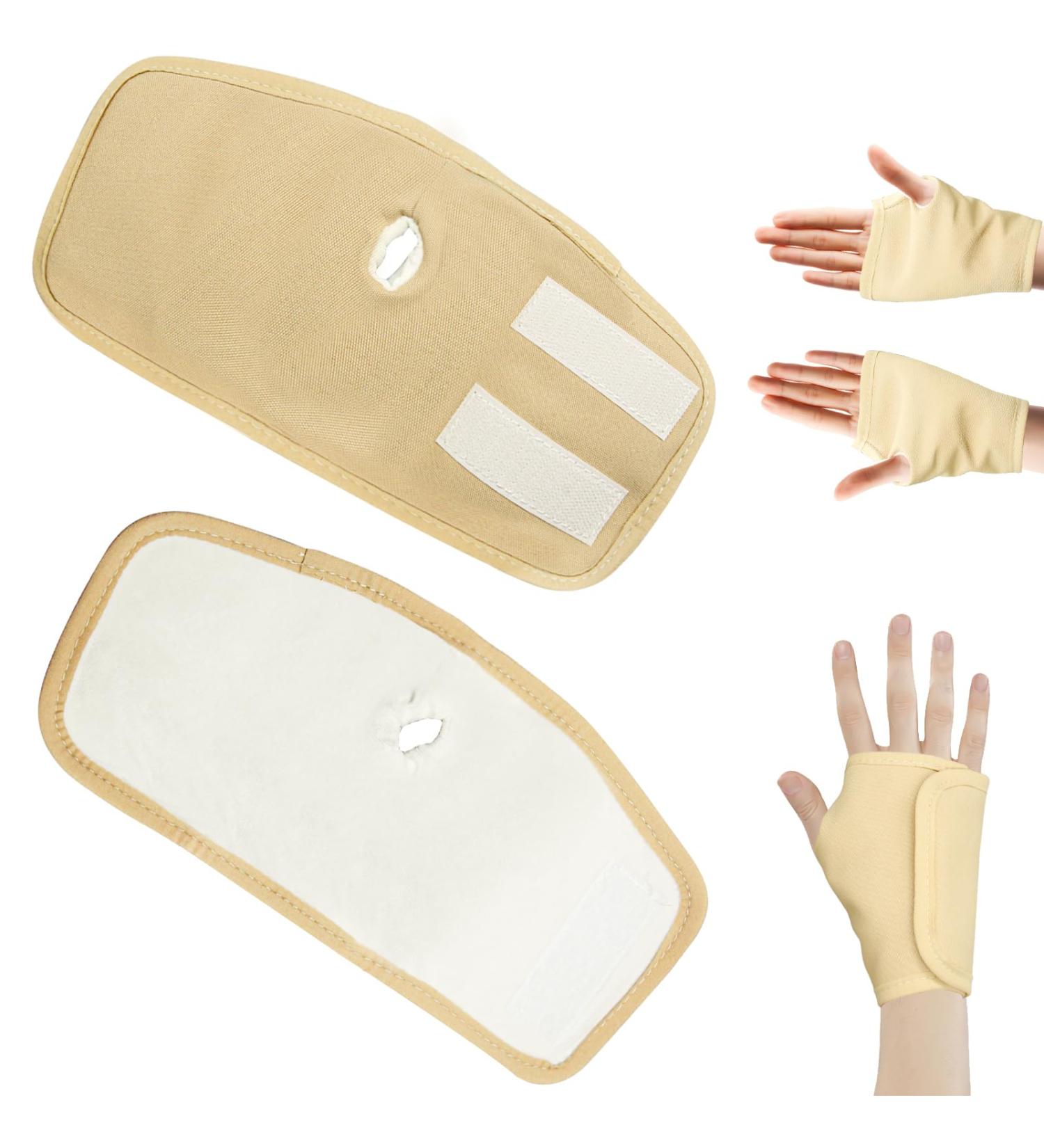 Organic Castor Oil Pack Set - 2 Reusable Wrist Wraps with Hook Closure | Castor Oil Pads & Patches for Natural Healing - Buy Online on GoSupps.com