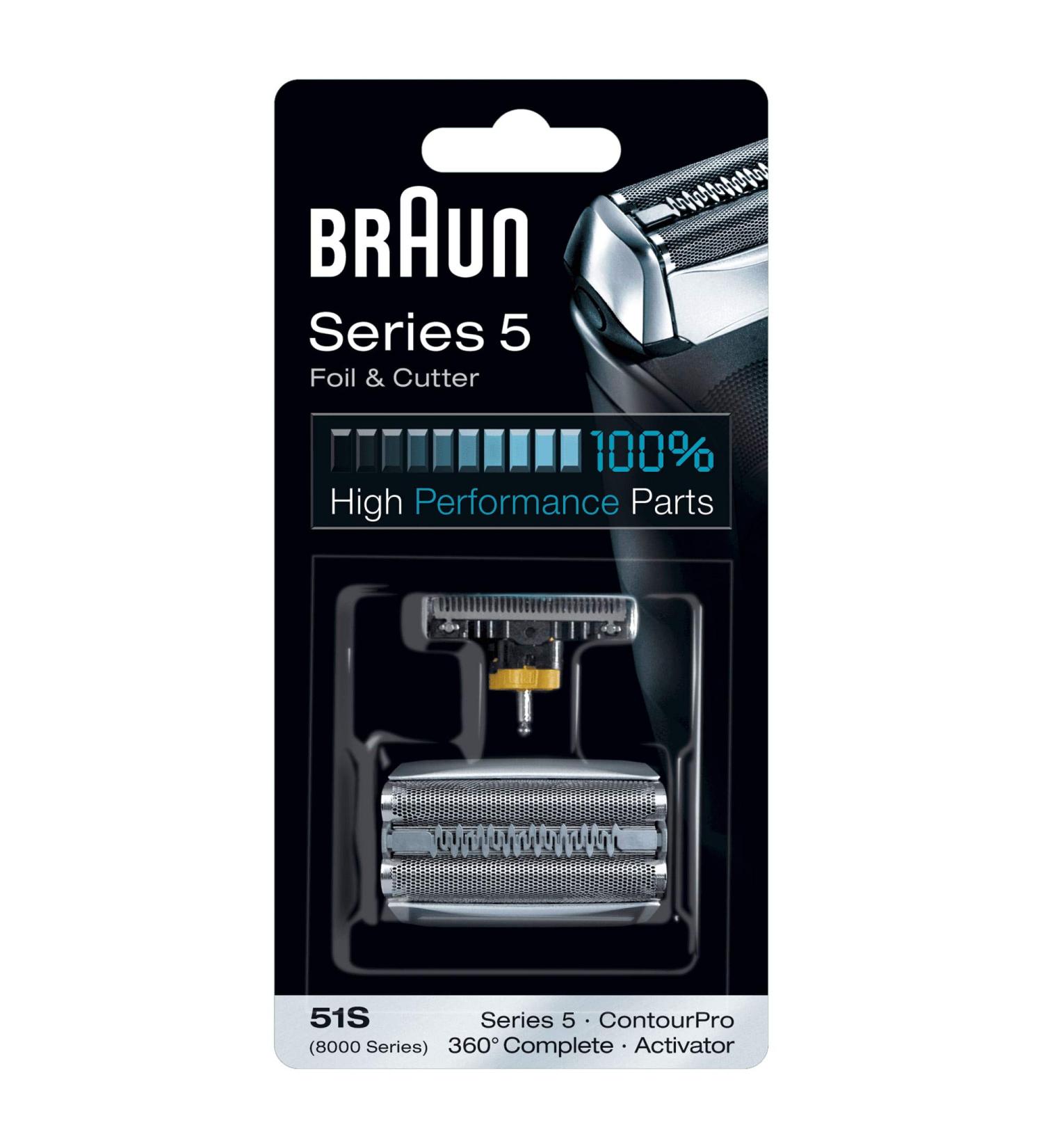 Braun 5S Series 5 Electric Shaver Replacement Foil & Cassette Cartridge - Silver - Buy Online on GoSupps.com