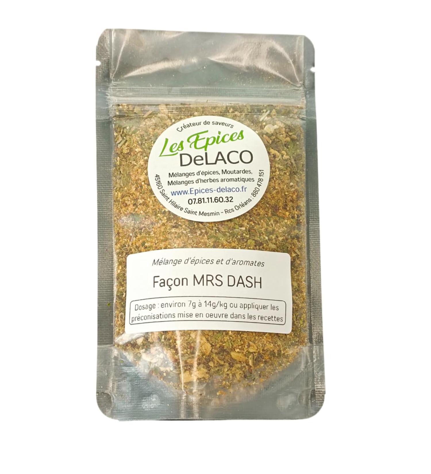 EPICES fa on Mrs DASH 220g L ... m langes d' pices herbes aromates condiments piments pour viandes poissons l gumes marinades salades barbecue - Les EPICES DeLACO - Buy Online on GoSupps.com