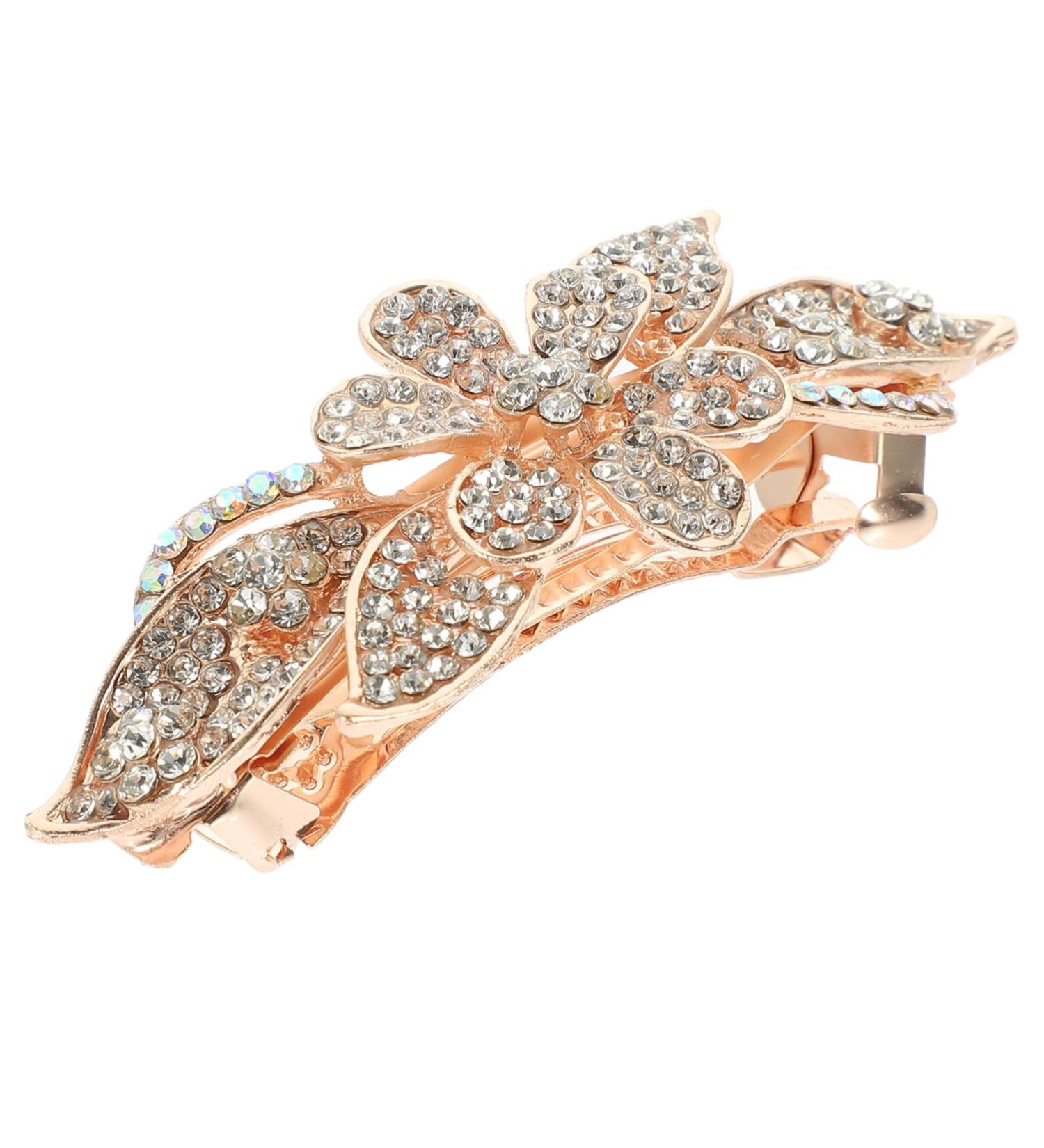 minkissy hair jewelry spring hair clips for women barrettes for women metal hair clips for women barrettes for thick hair rhinestone hair clip the flowers Accessories white bride alloy - Buy Online on GoSupps.com